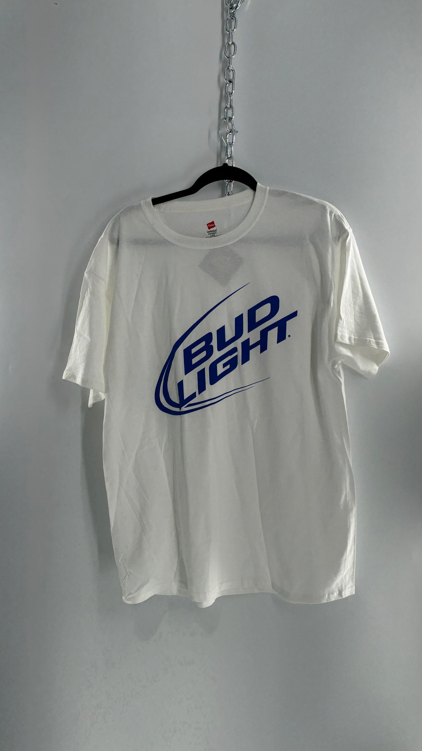 Vintage Bud Light Logo T Shirt (Large)