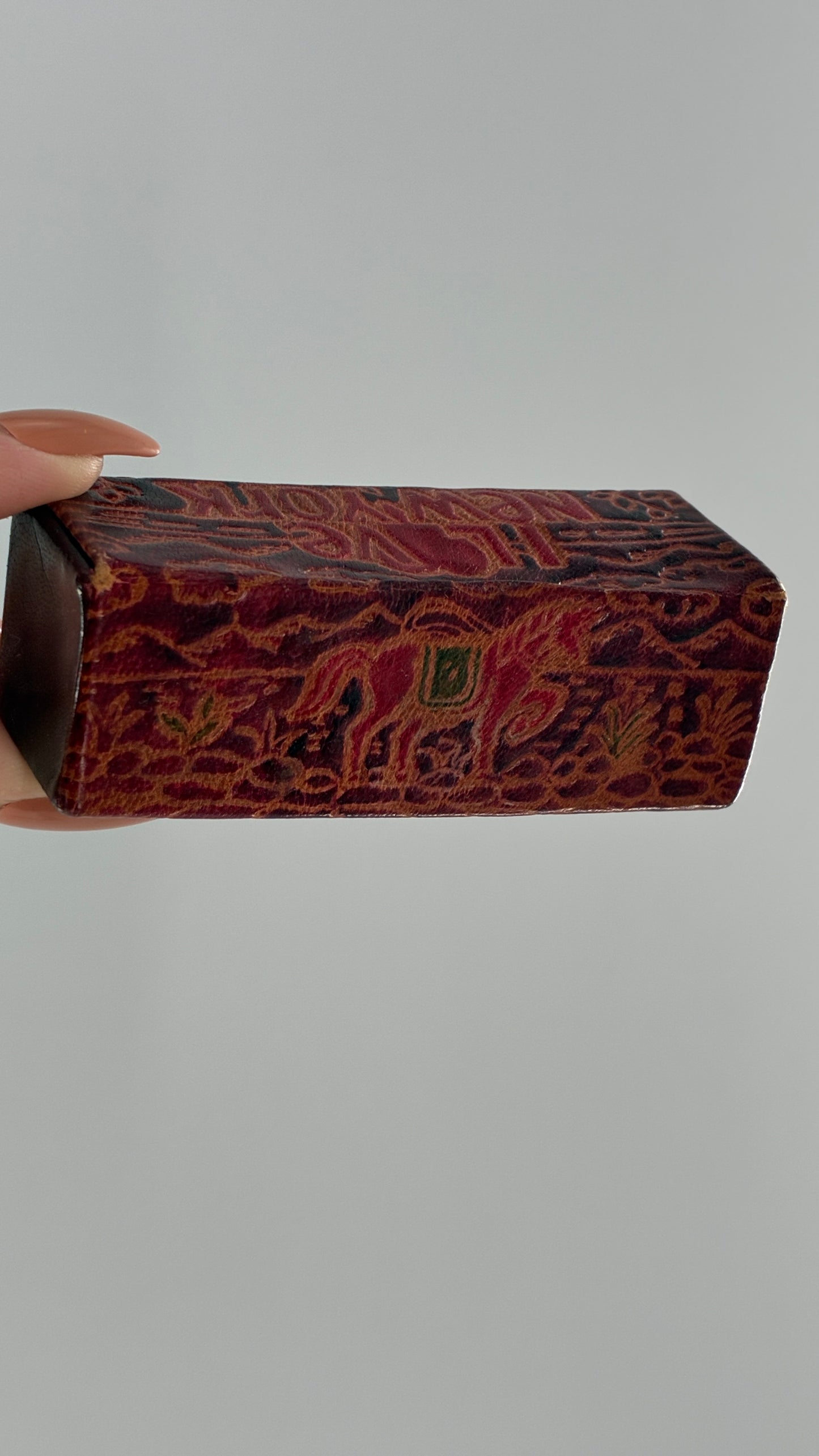 Vintage 1980s I ♥️ NEW YORK Leather Lipstick Case
