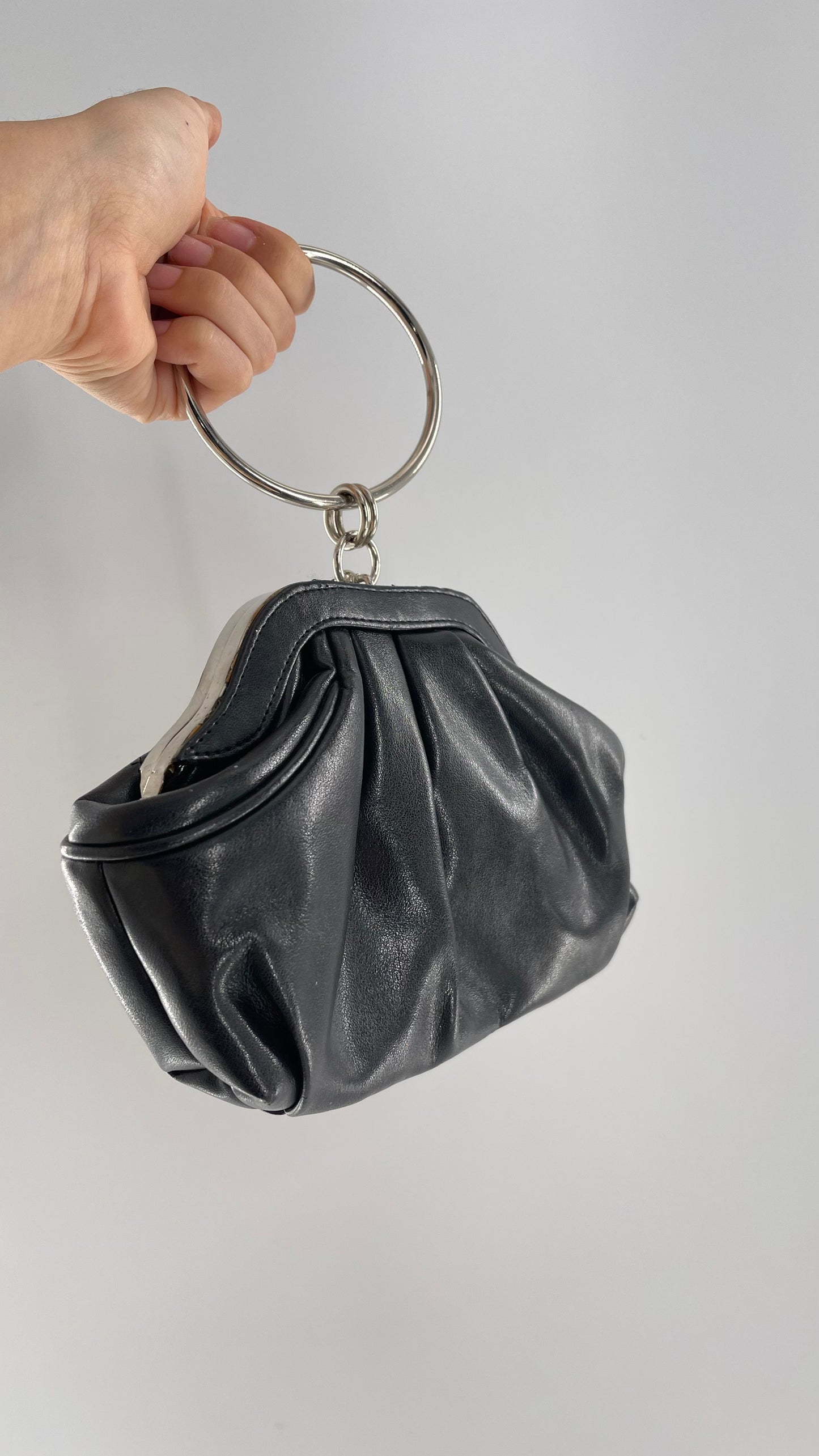ALDO Black Leather Mini Purse