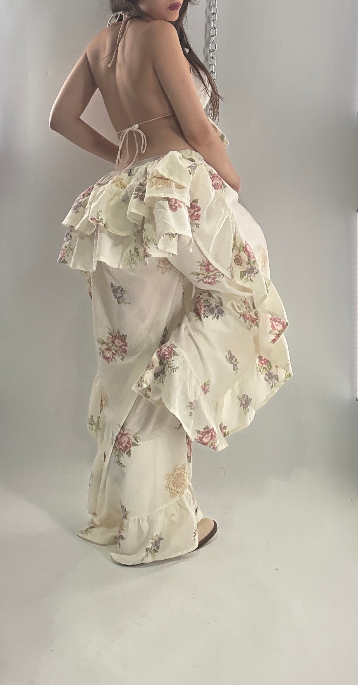 Vintage Handmade Floral Two Piece Set (XS-XL)