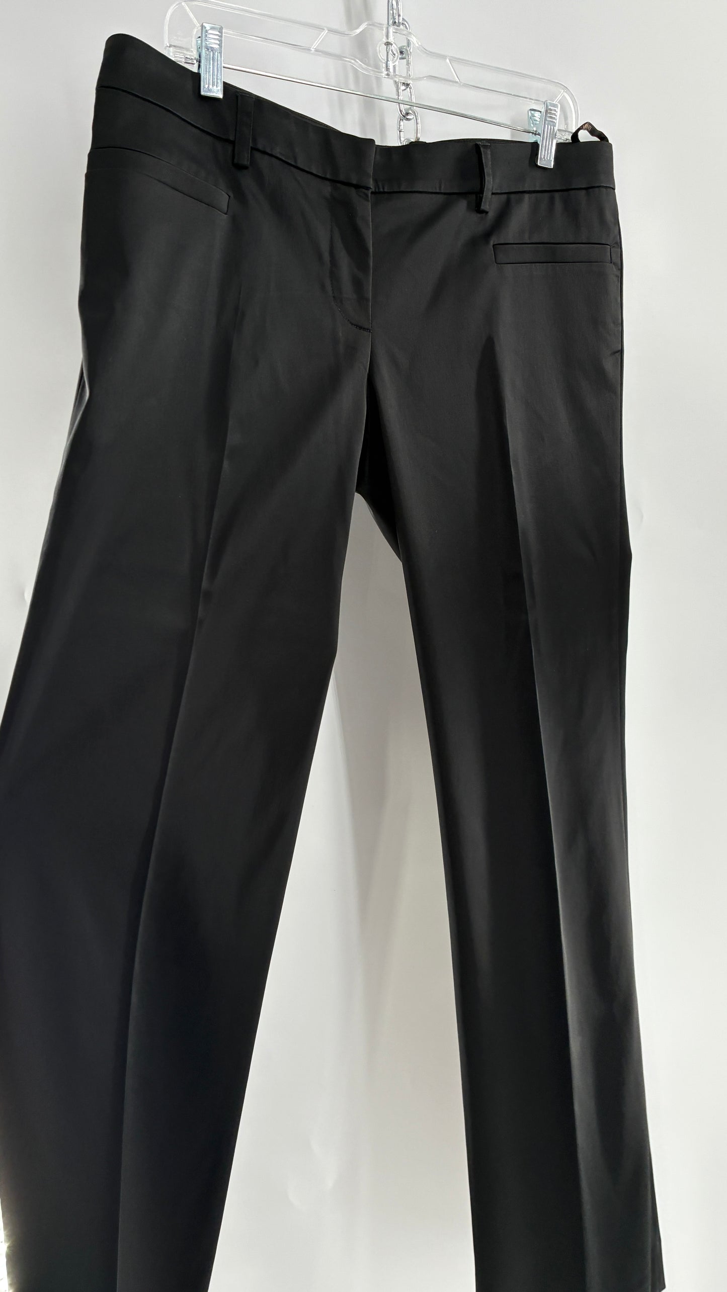 Vintage VERSACE Black Pleated Low Waisted Trouser (46/12)