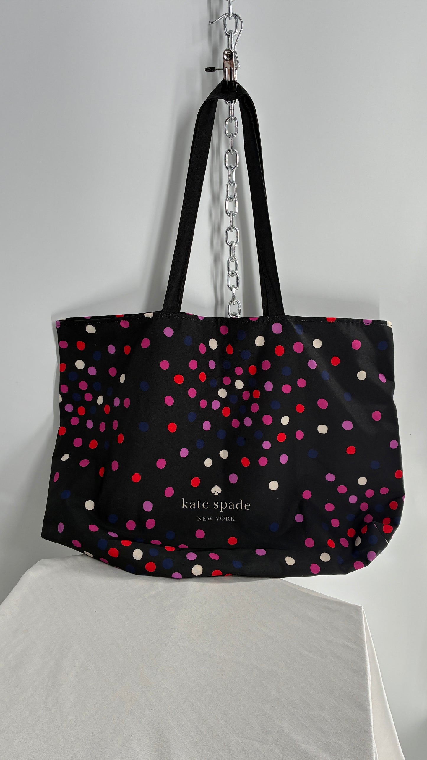 Kate Spade Polka Dotted Oversized Tote Bag