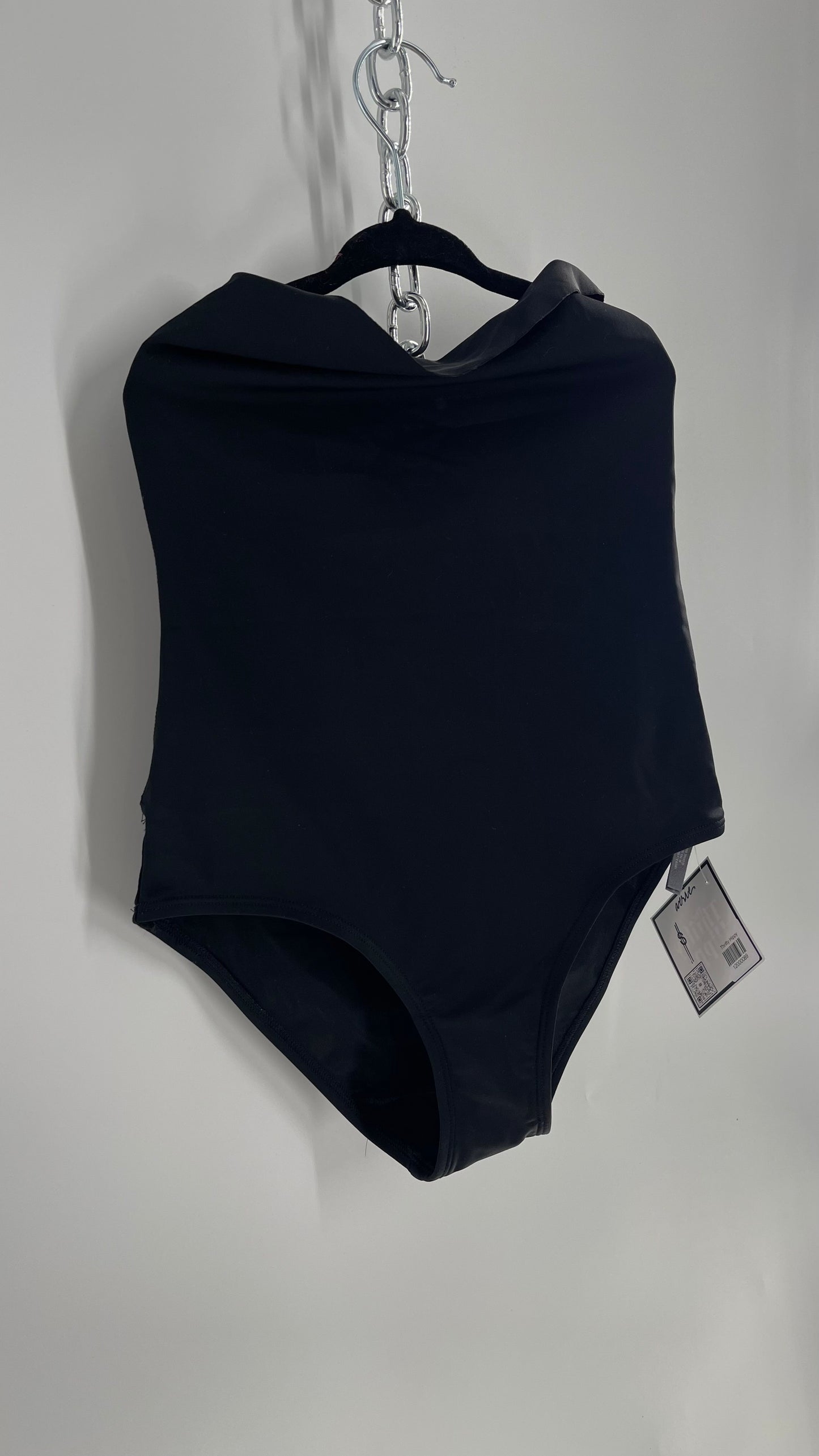 Aerie Black Ultra High Waisted Swim Bottoms (XS)