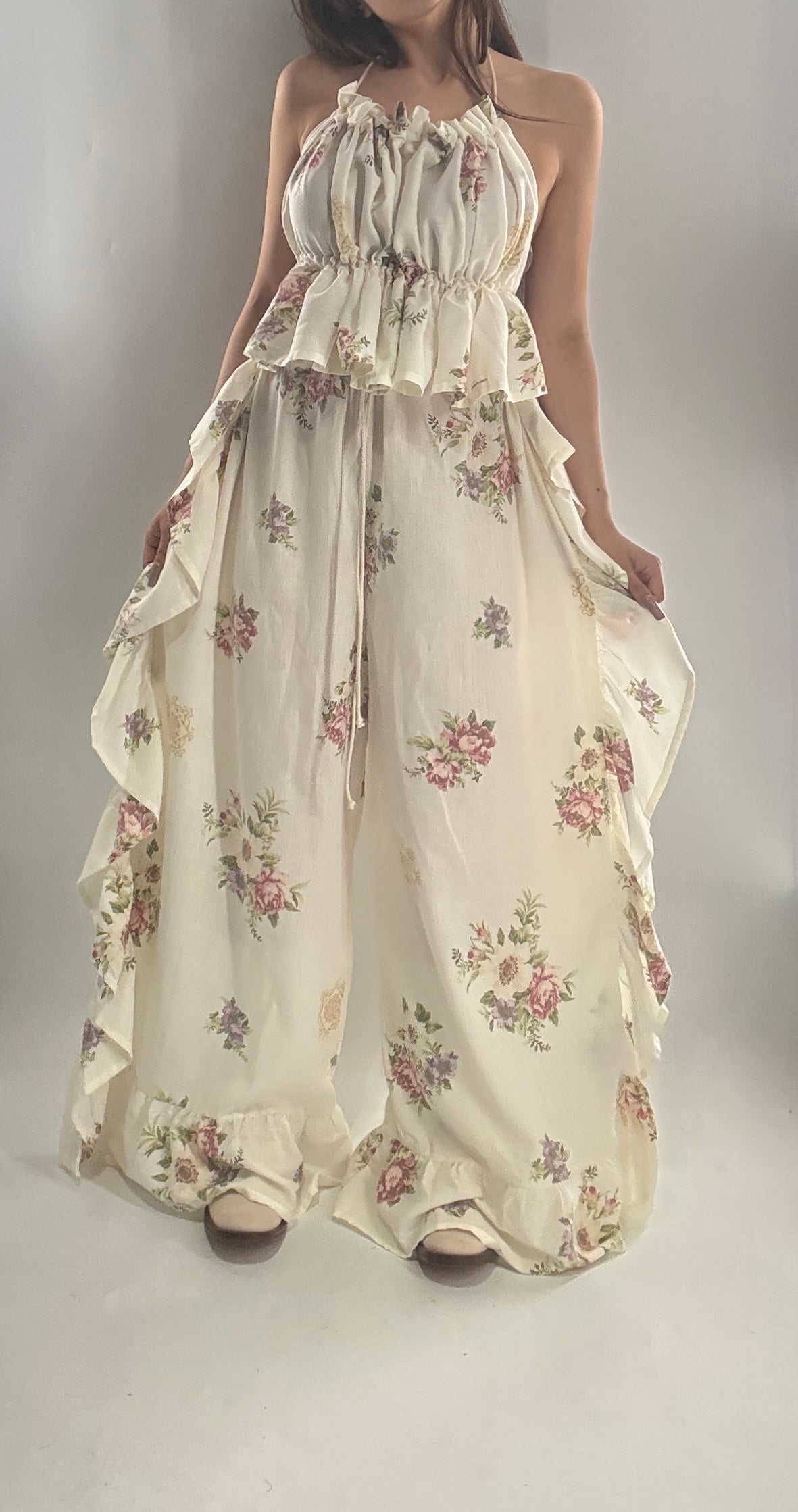 Vintage Handmade Floral Two Piece Set (XS-XL)