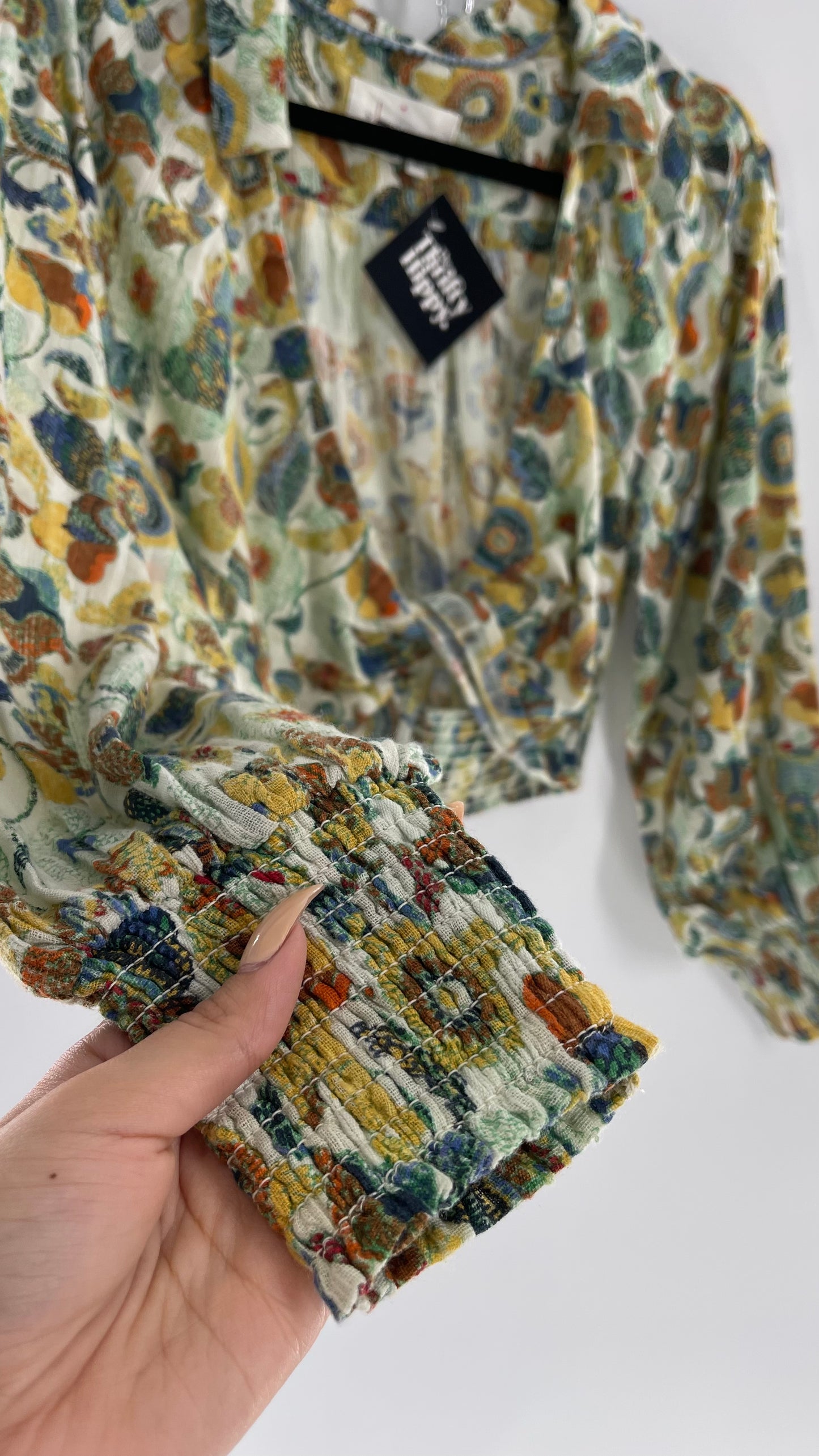 Anthropologie Collared Crop (XXS)