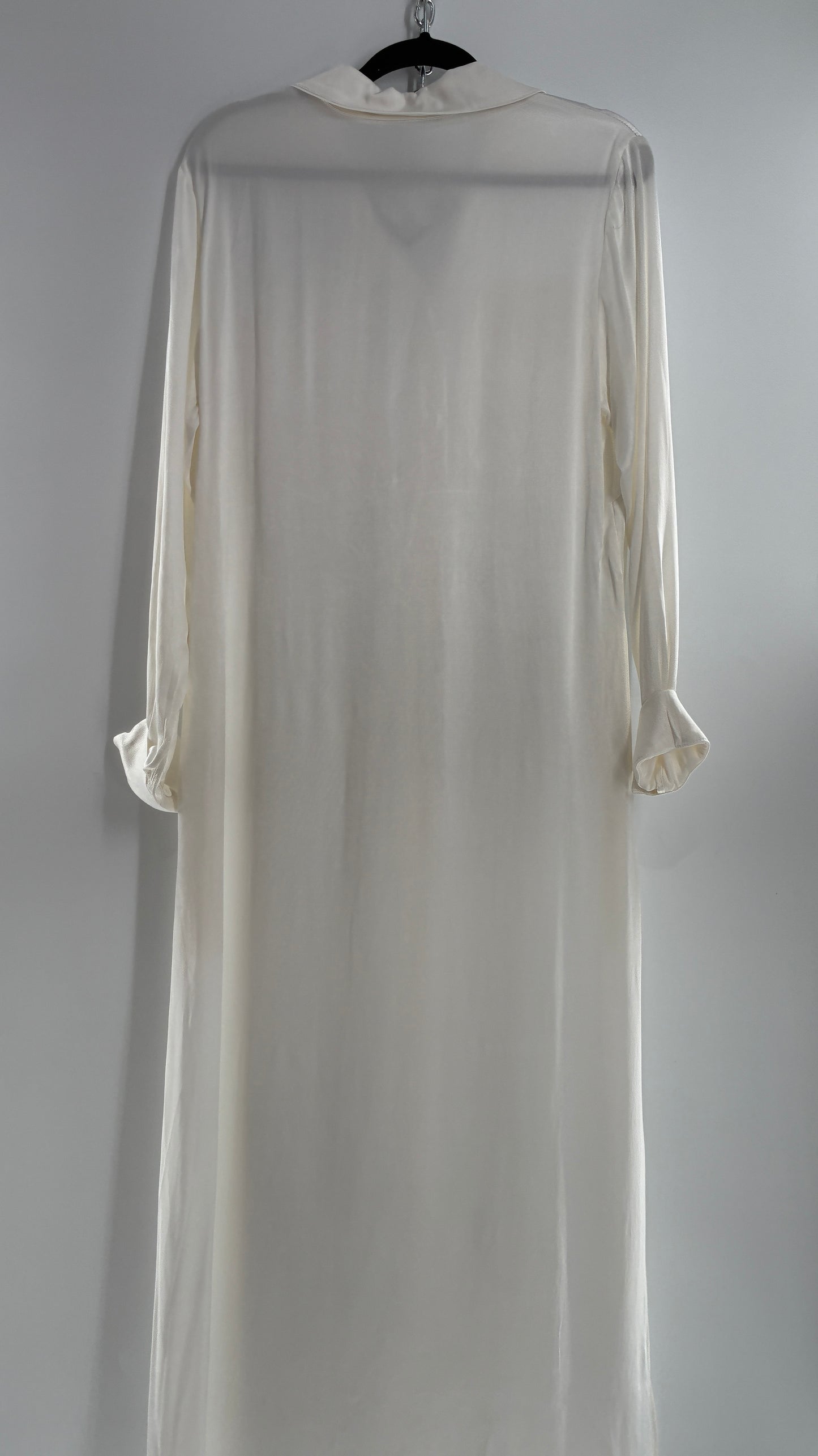 ST. BRAND BY STRASS White Button Up Style Dress with Tags Attached (Medium)