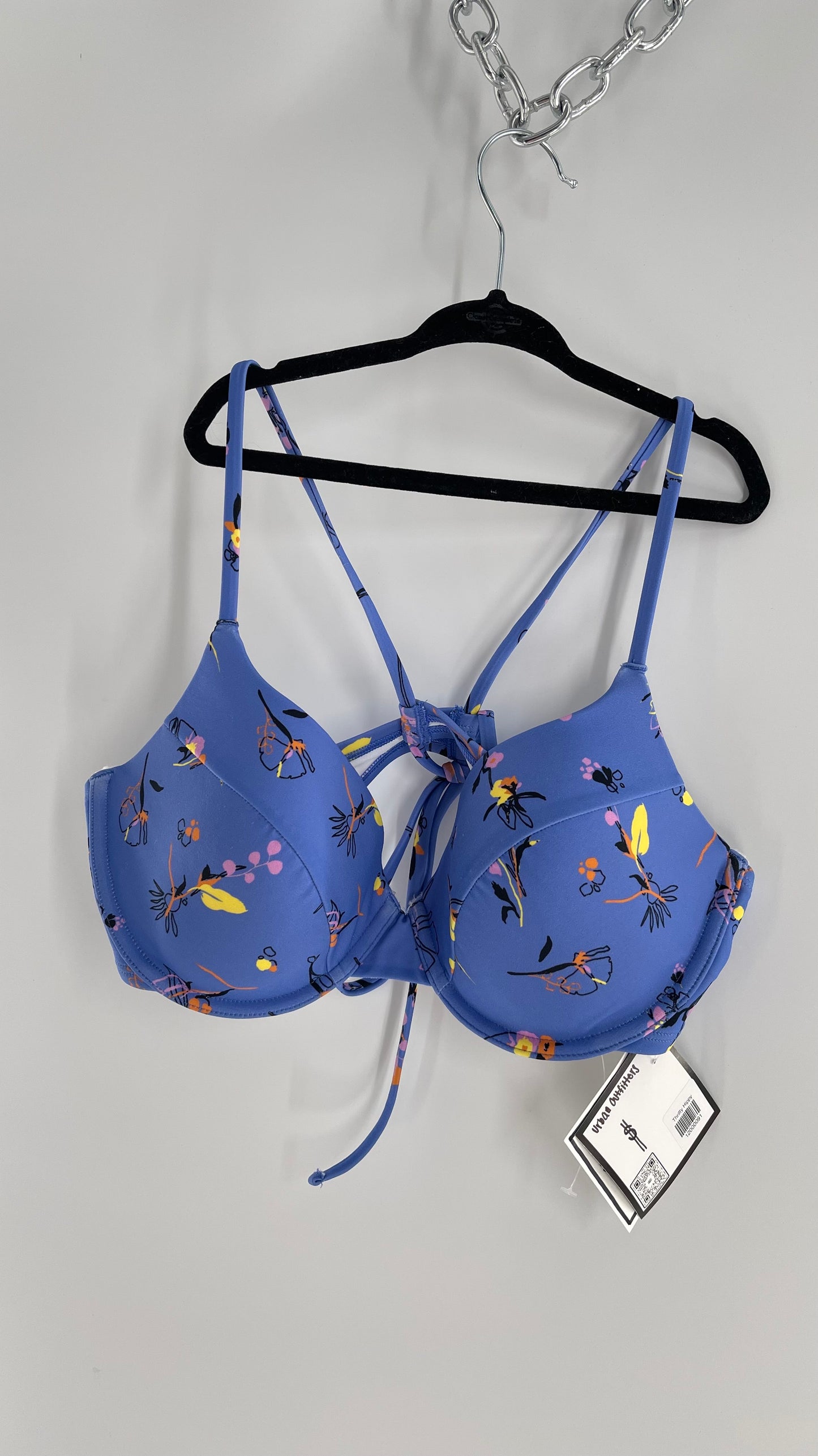 Urban Outfitters Out From Under Blue Periwinkle Underwire Swim Top (XL)