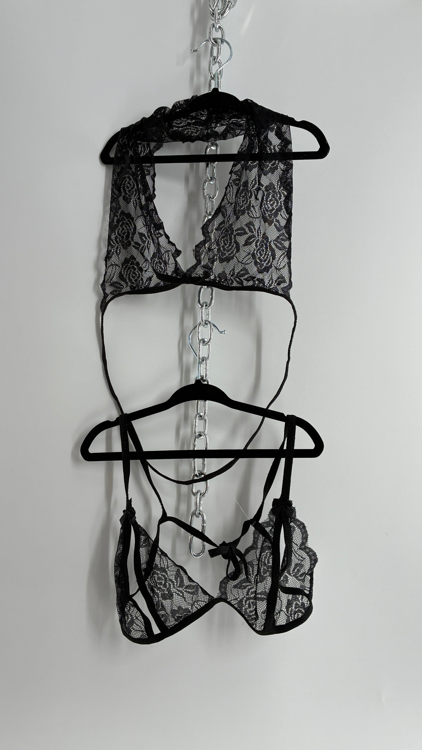 Deadstock Never Worn Interchangeable 8 Piece Lingerie Set (One Size)