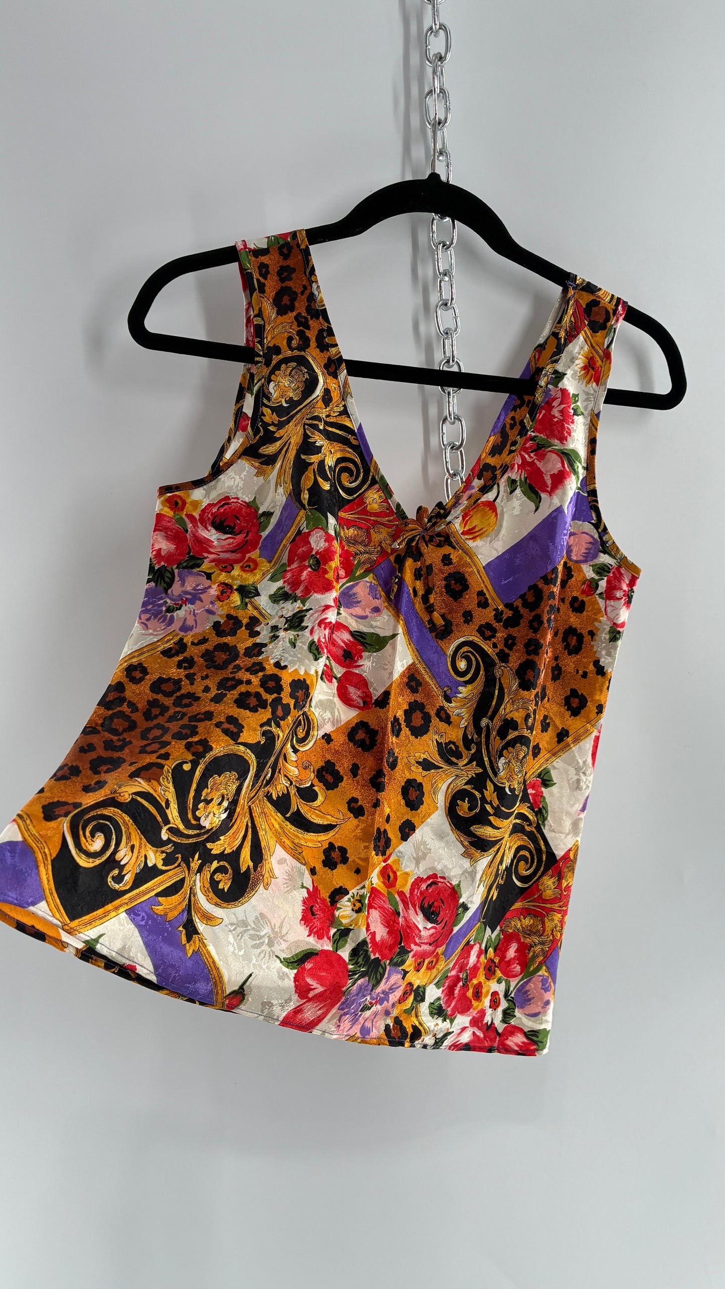 Vintage CORINNA Leopard Patterned Camisole (Medium)