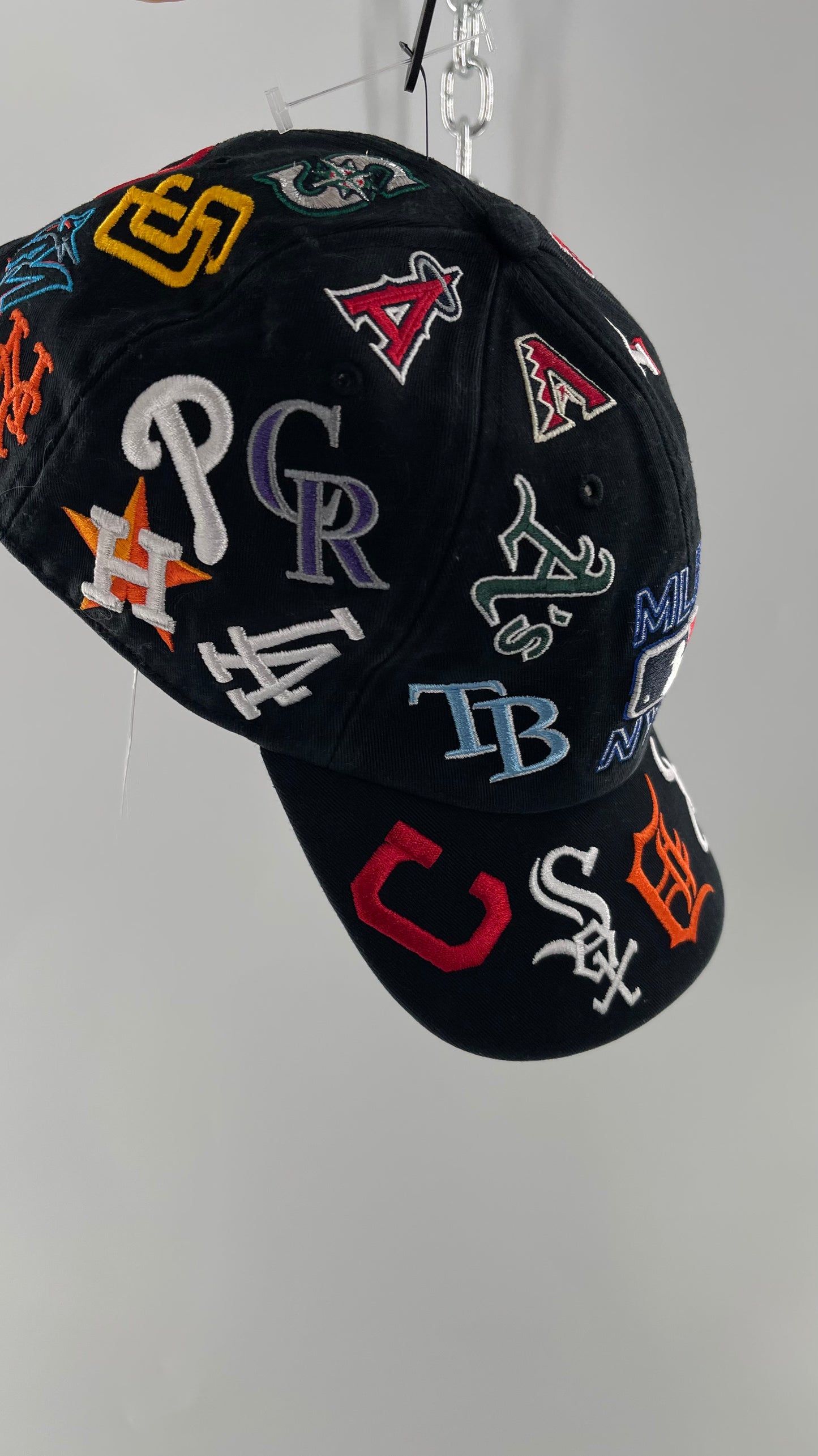 MLB Black Logo Baseball Hat