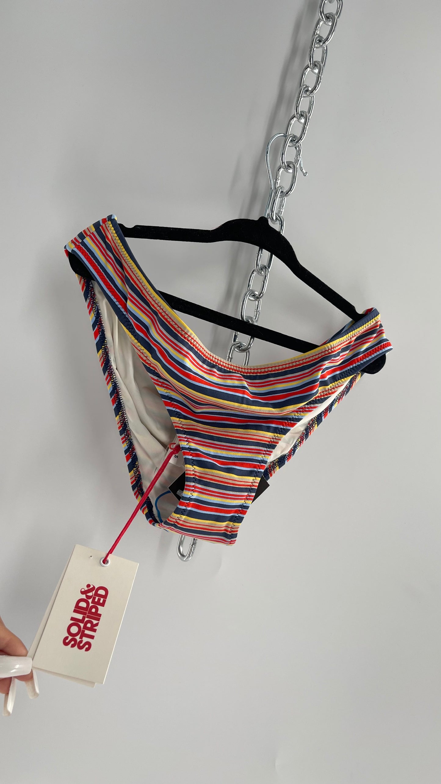 Solid & Striped Chuckee Swim Bottoms with Tags Attached (Small)