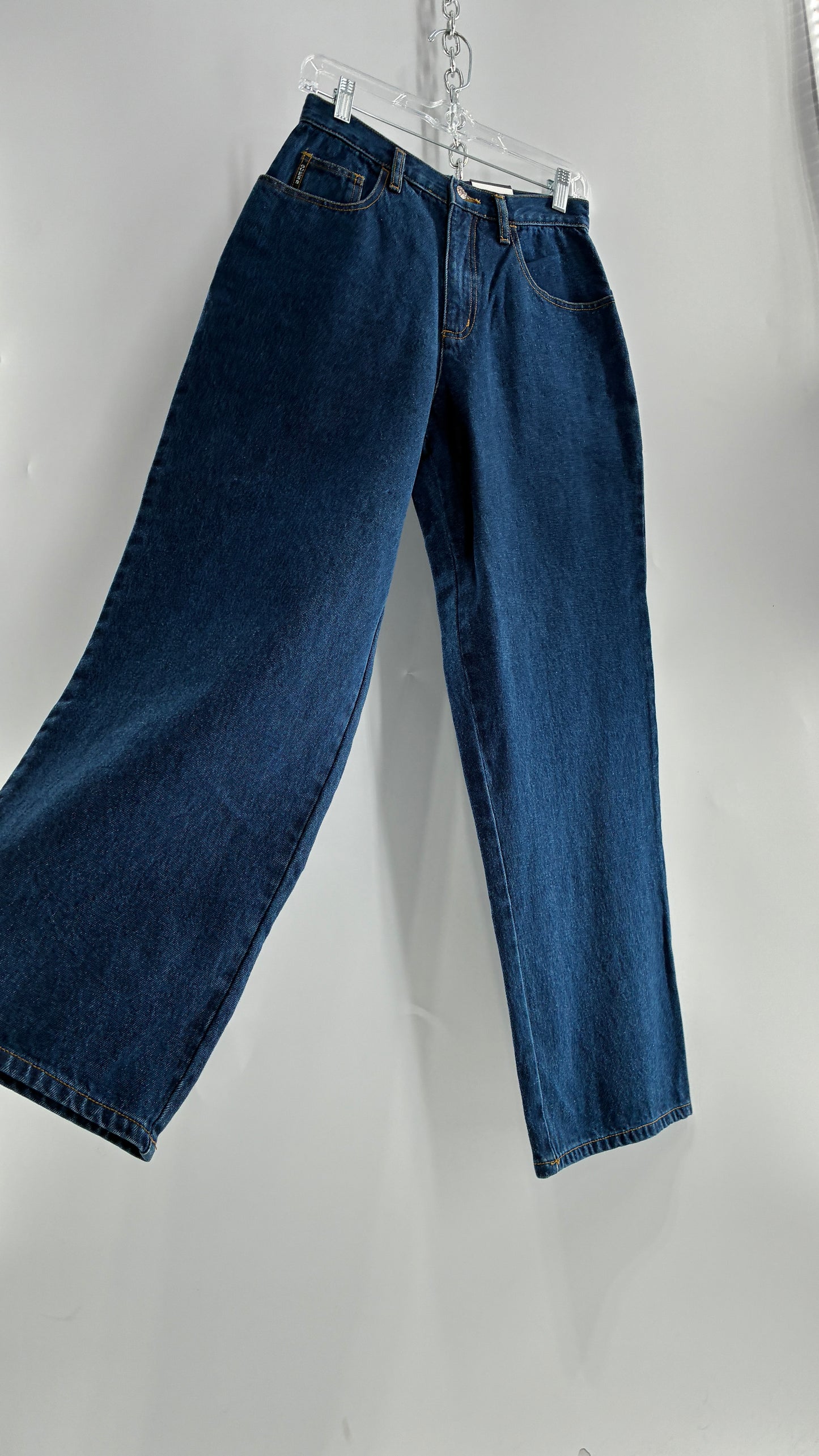 Rare Deadstock Vintage GUESS 1997 Baggy Wide Leg Cargo Jeans (28x29)