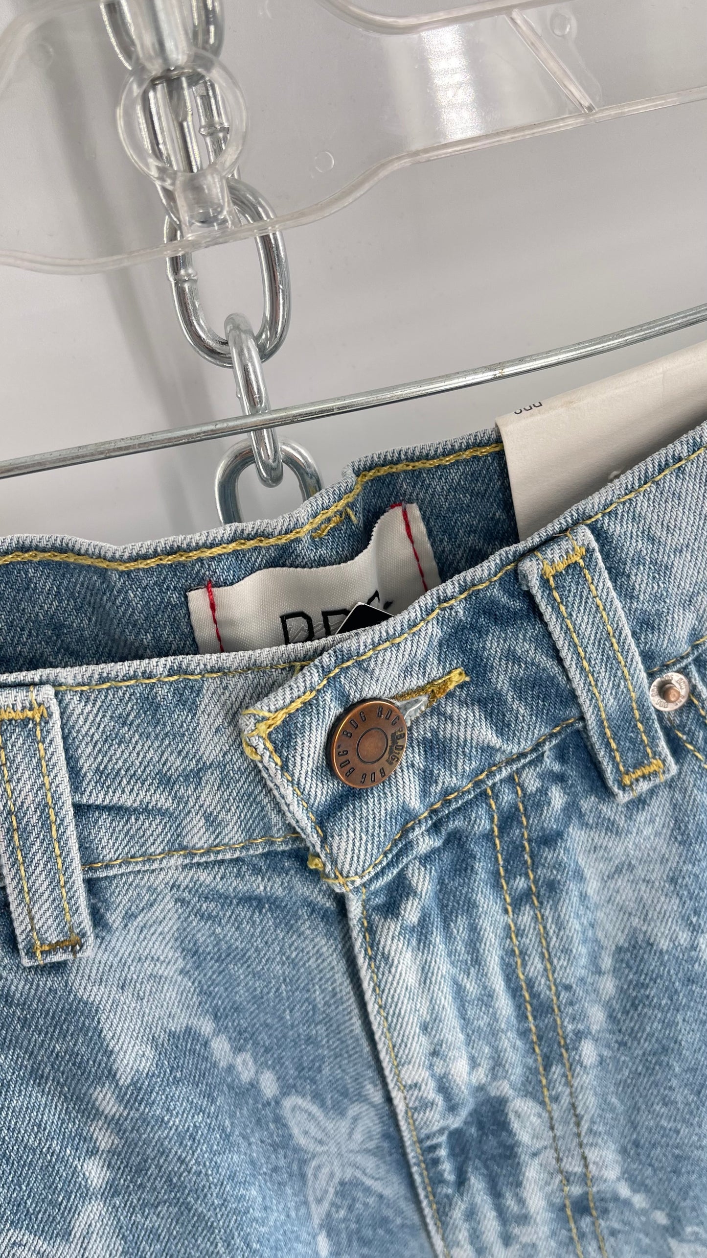 BDG Baggy Bleached Butterfly Jeans with Tags Attached (27)