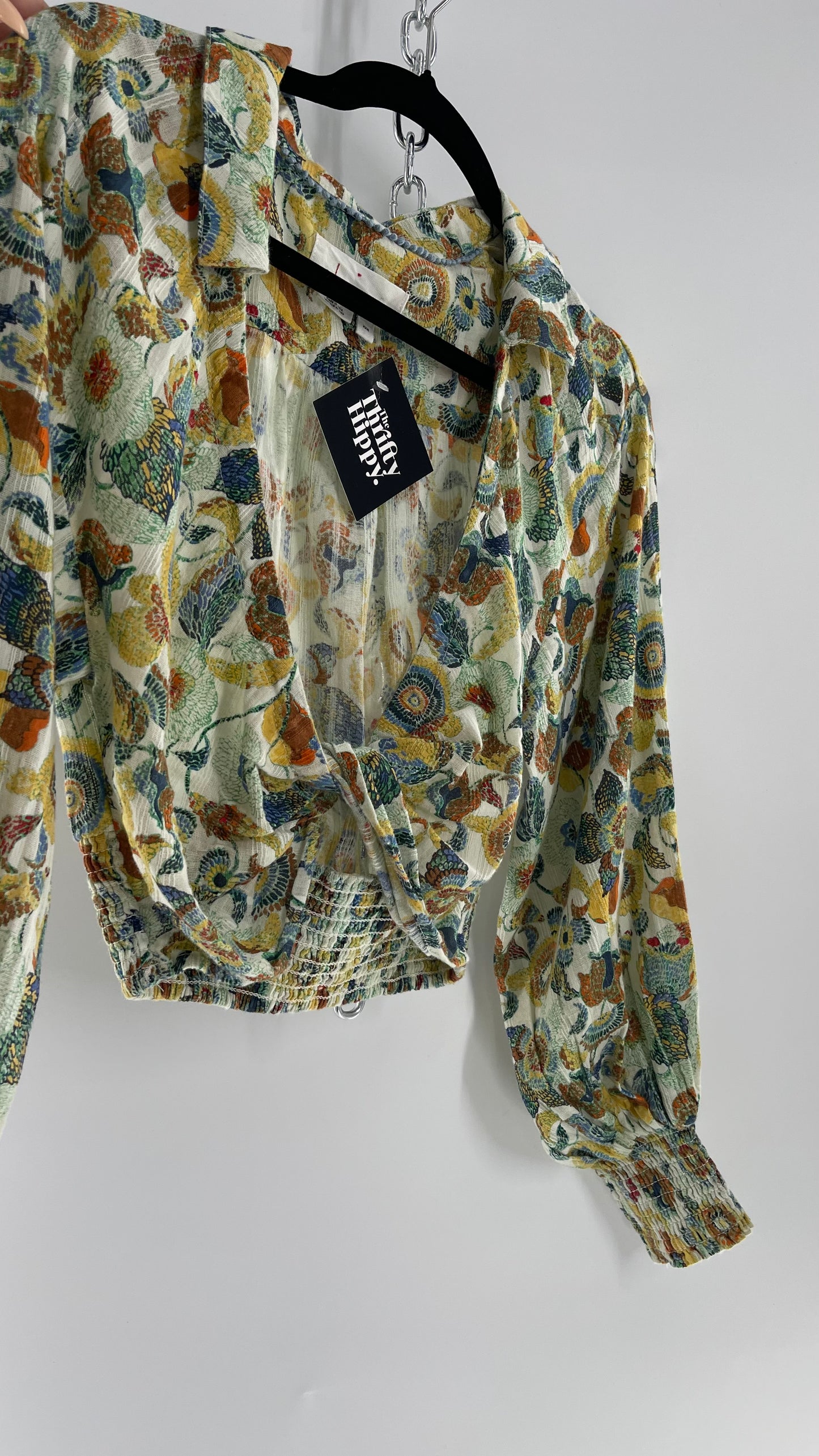 Anthropologie Collared Crop (XXS)