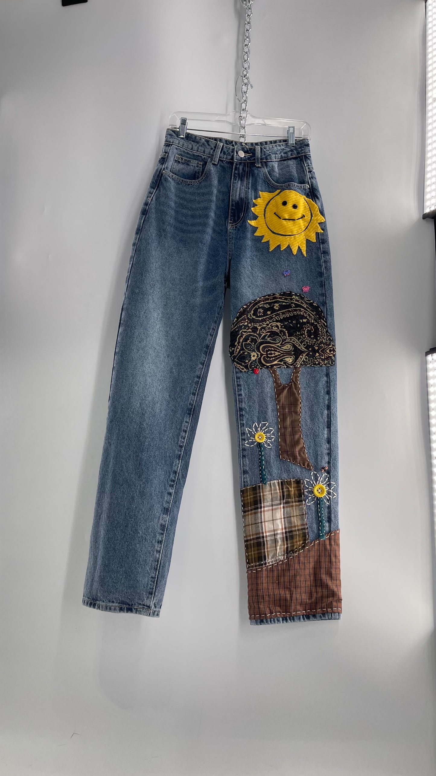 CUSTOM Hand Made Hand Sewn Patchwork Sun Dazed Denims (26)
