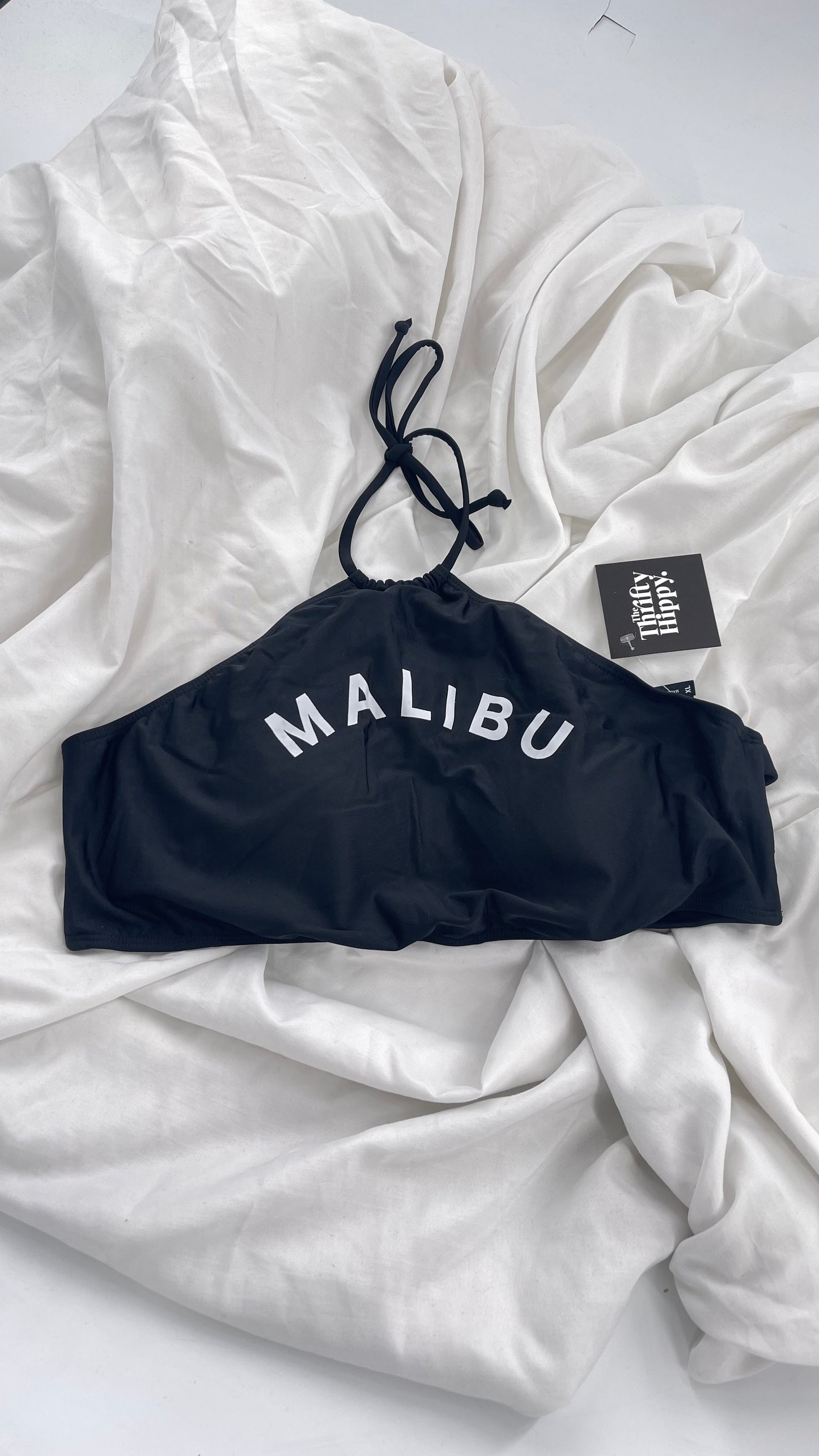 Pacsun LA Hearts Malibu Black Halter (XL)