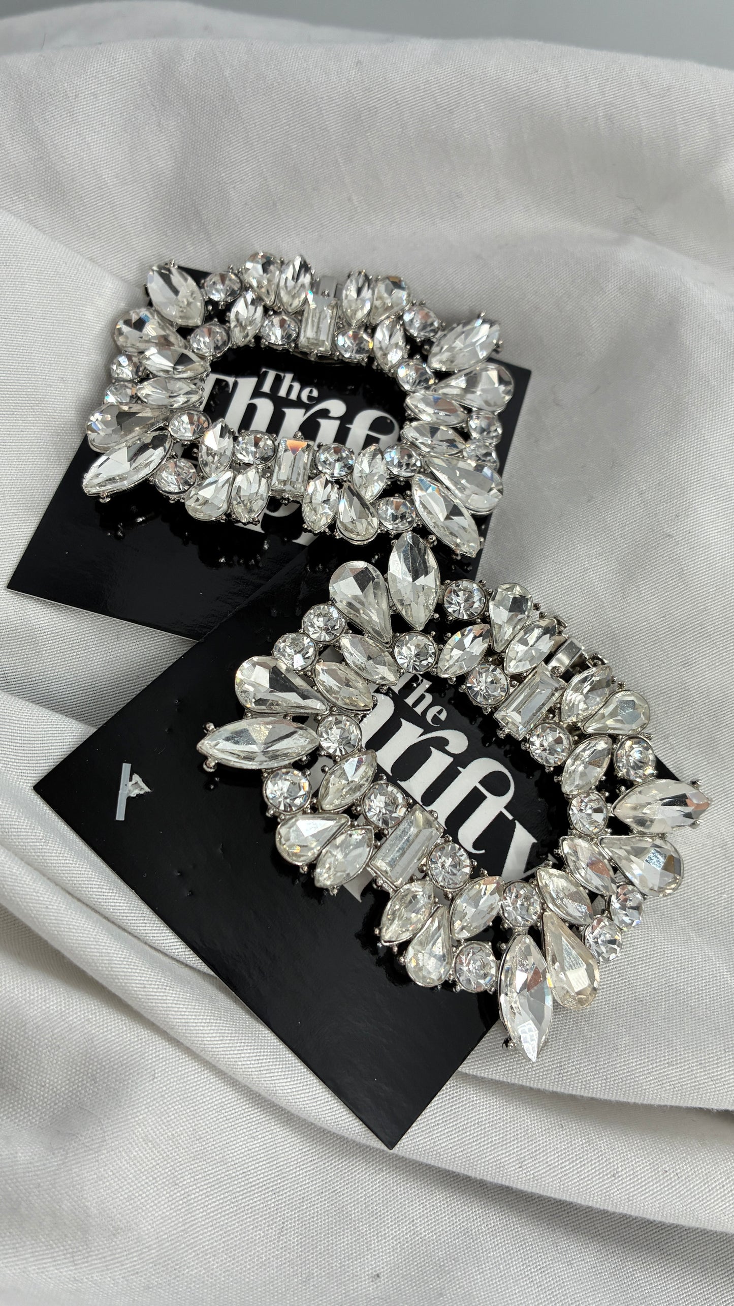 Rhinestone Crystal Shoe Clips