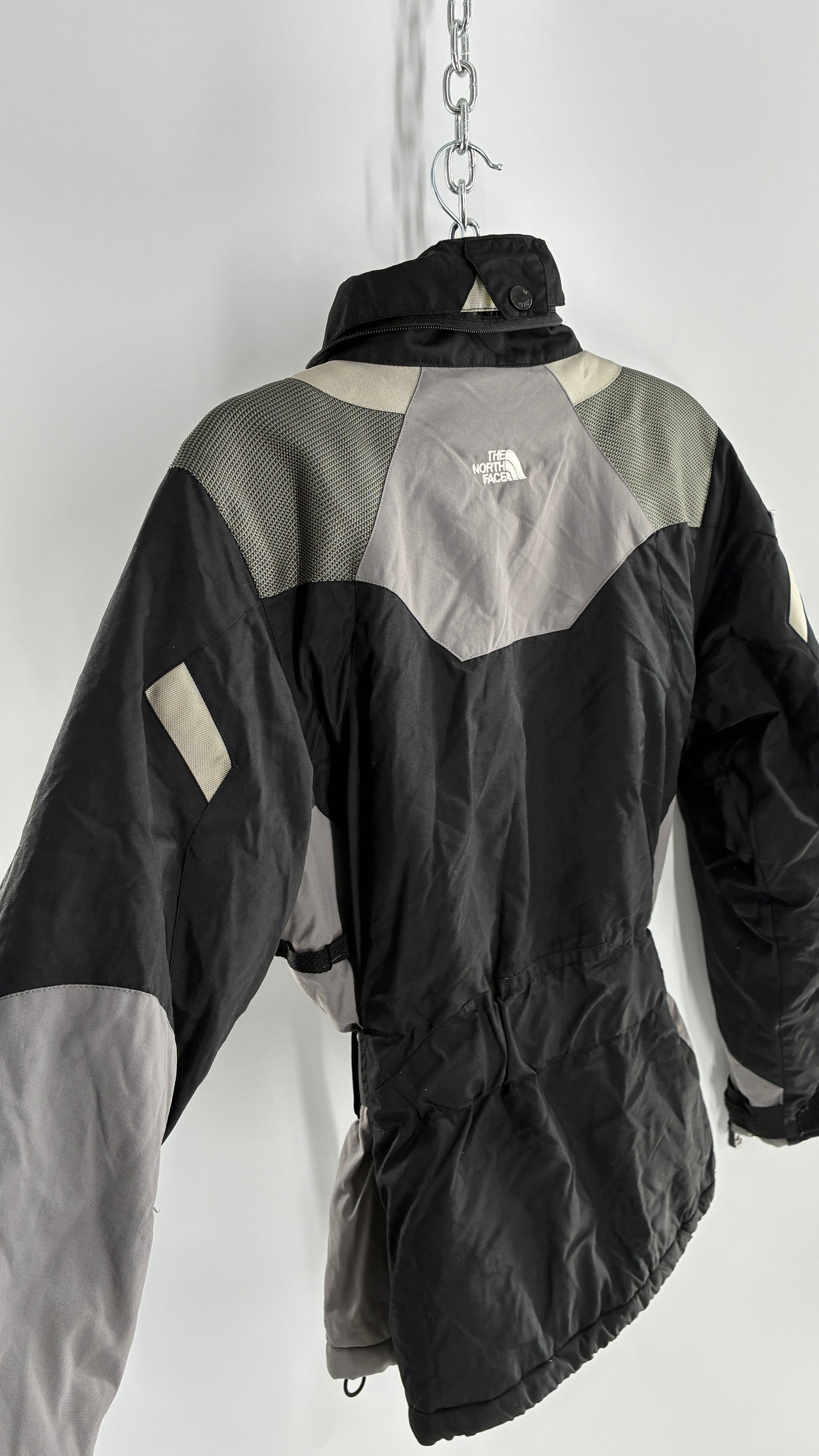 Vintage The North Face Steep Tech Women’s Waist Cinching Belted Ski Style Jacket (Medium)