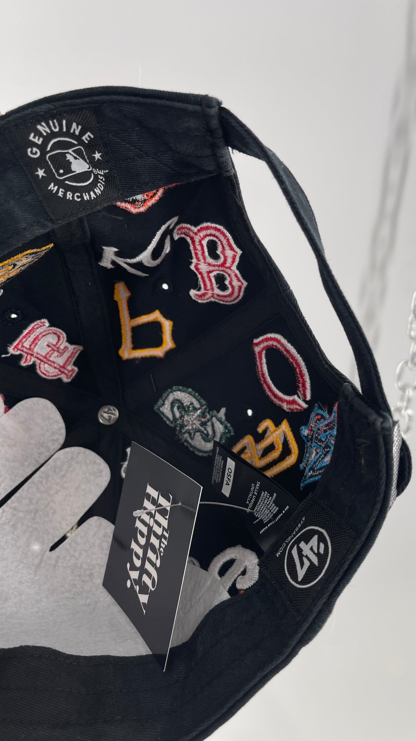 MLB Black Logo Baseball Hat
