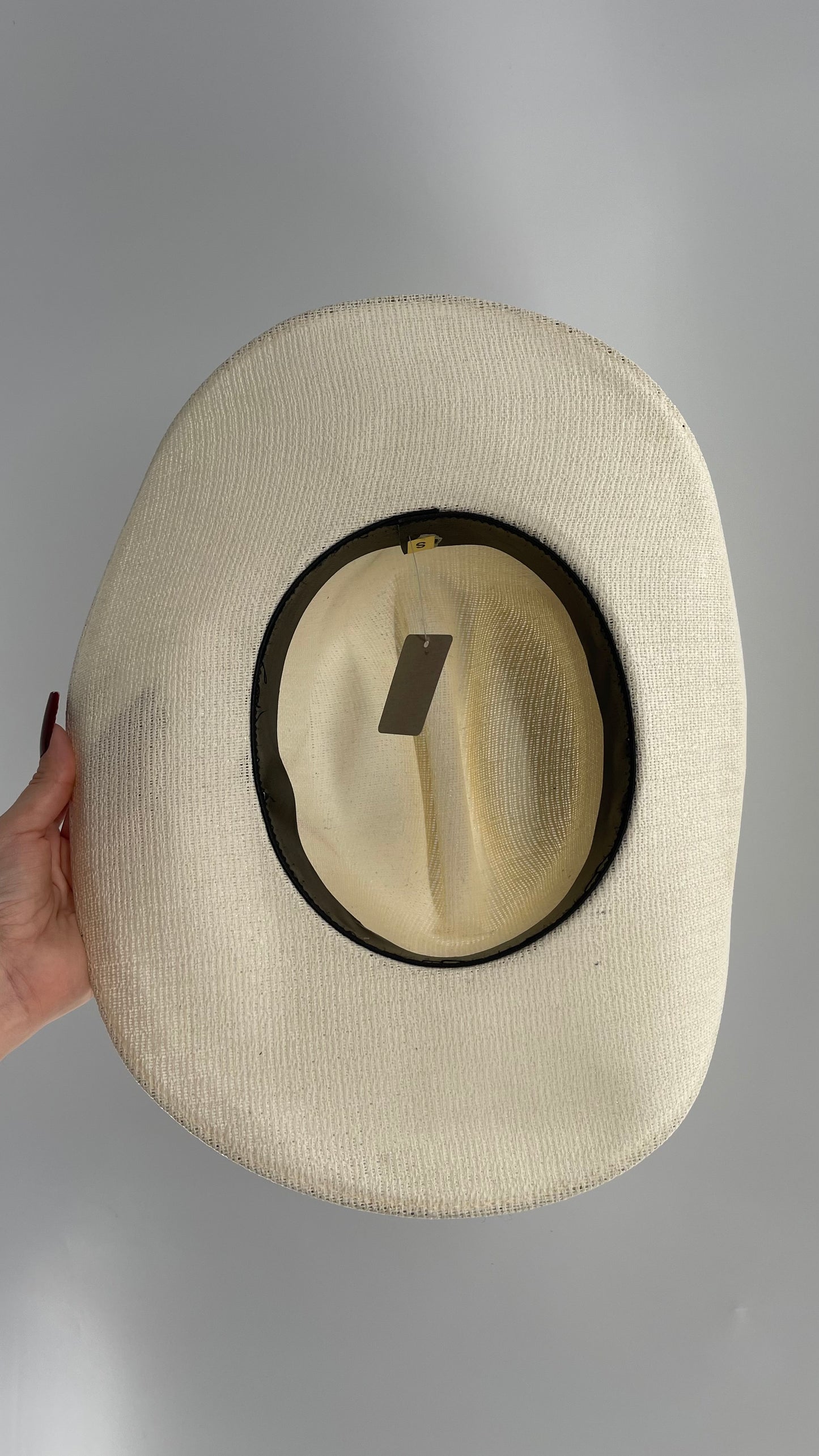 Vintage Off White Cowboy Hat