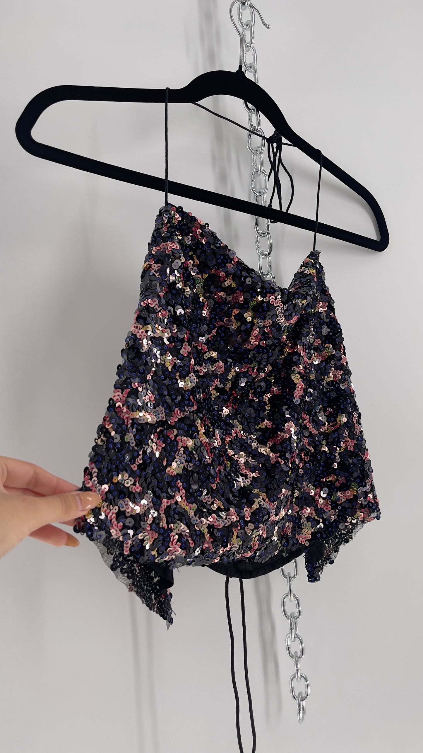 Urban Outfitters Multicolored Sequin Top (Medium)