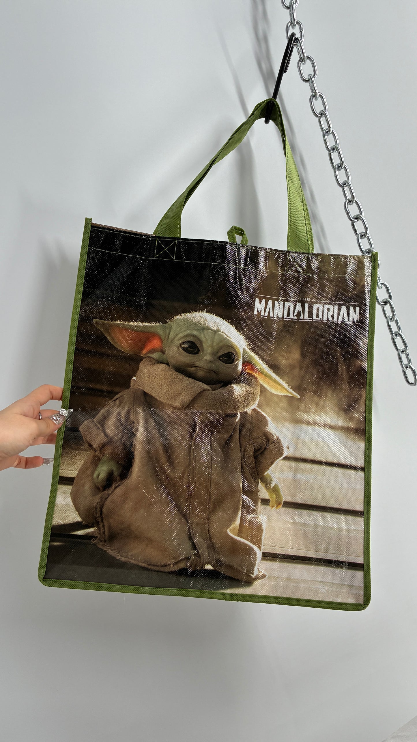 Baby Yoda Star Wars Reusable Grocery Tote Bag