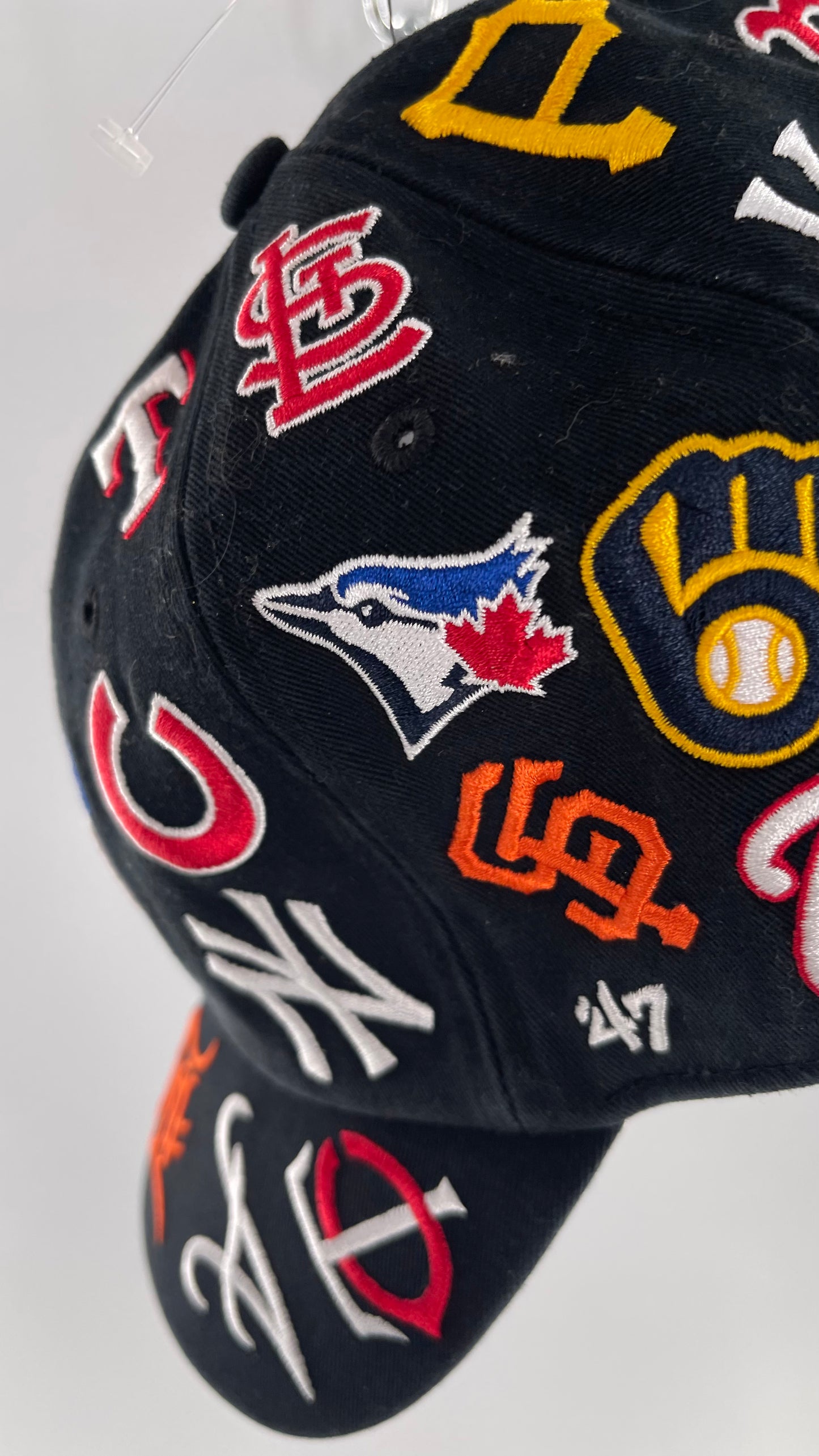 MLB Black Logo Baseball Hat