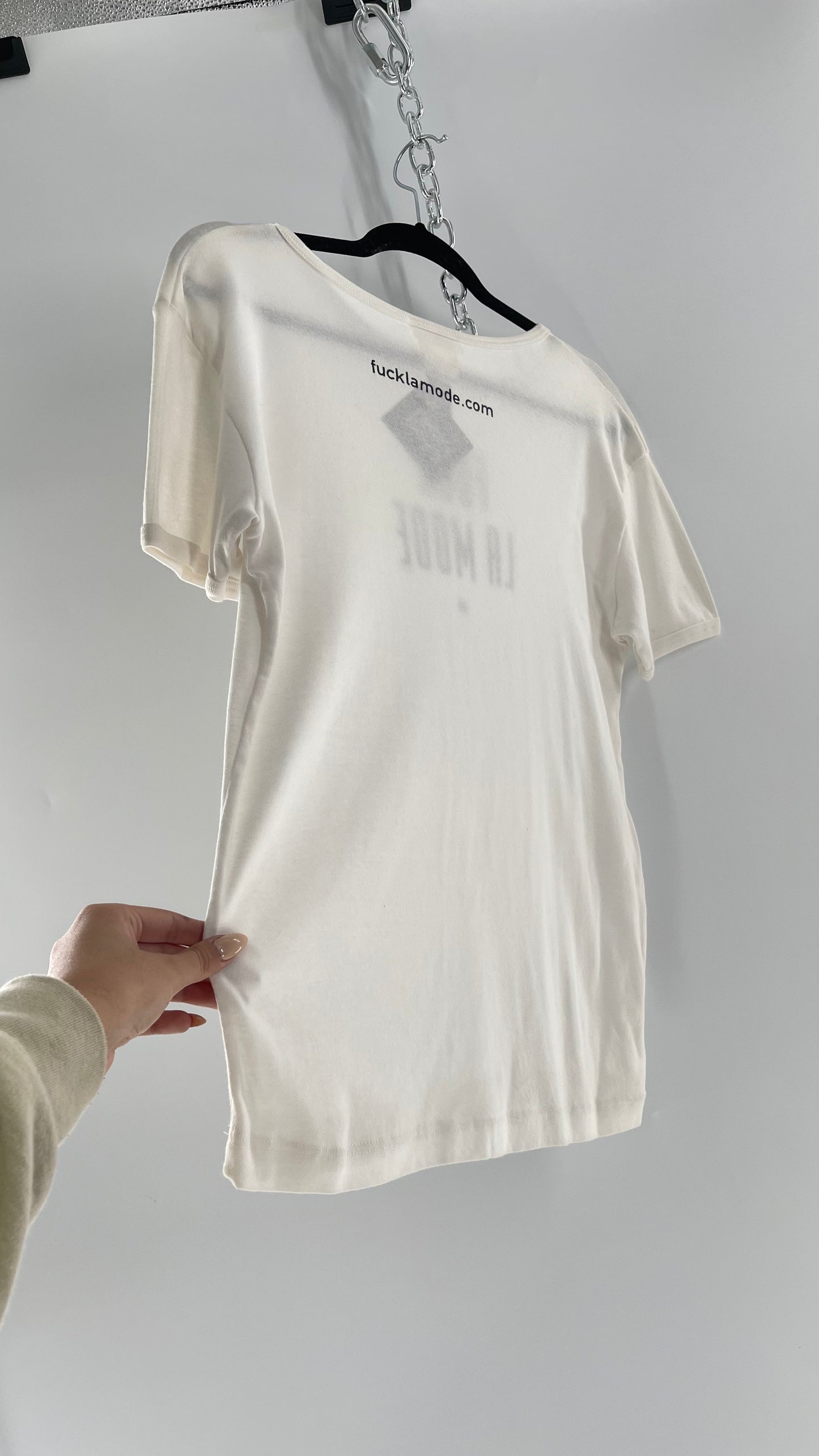Deadstock Vintage Fuck La Mode T Shirt with Tags Attached (Large)
