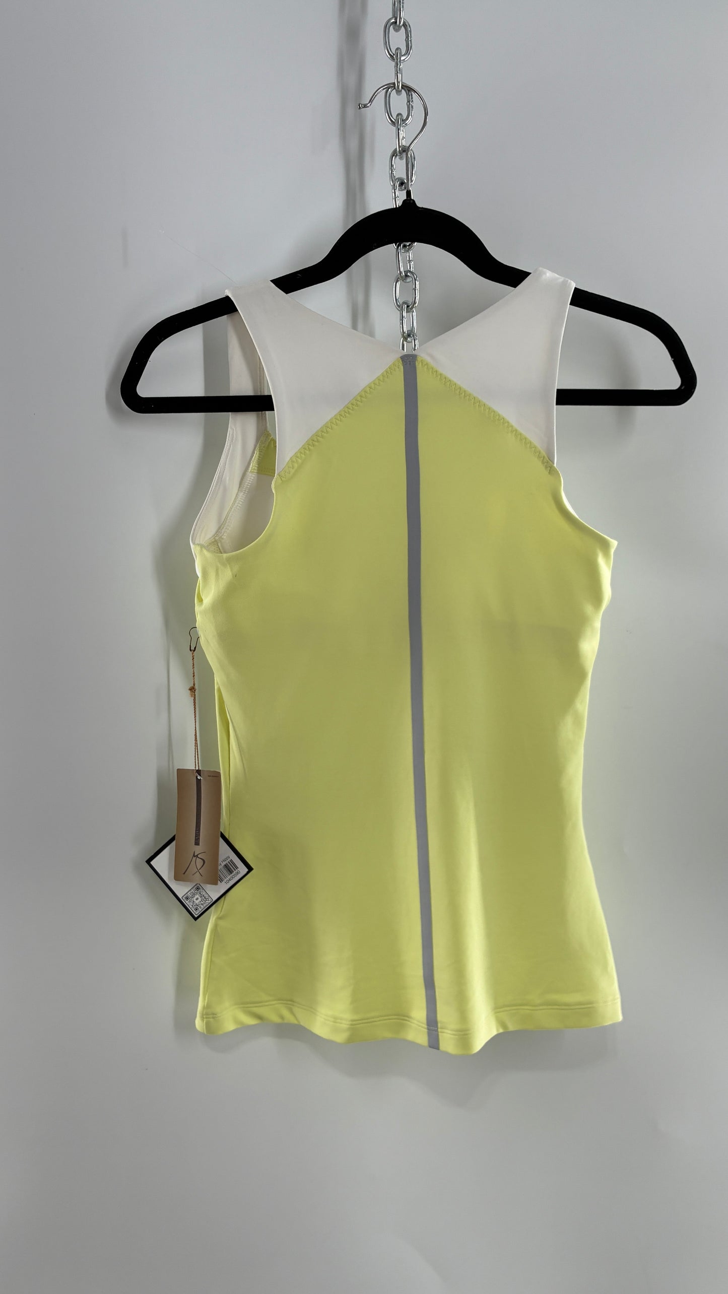 NIKE X MARIA SHARAPOVA Yellow Form Fitting Athletic Sports Top (XS)