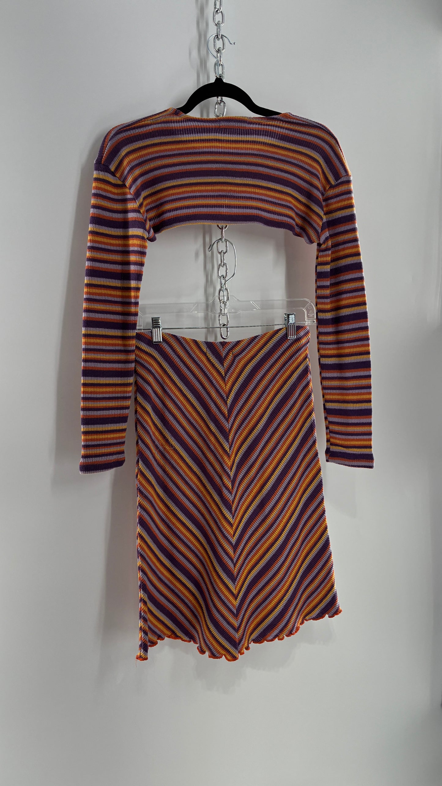 Vintage By-Ven Knit Skirt and Shrug Set (Small)