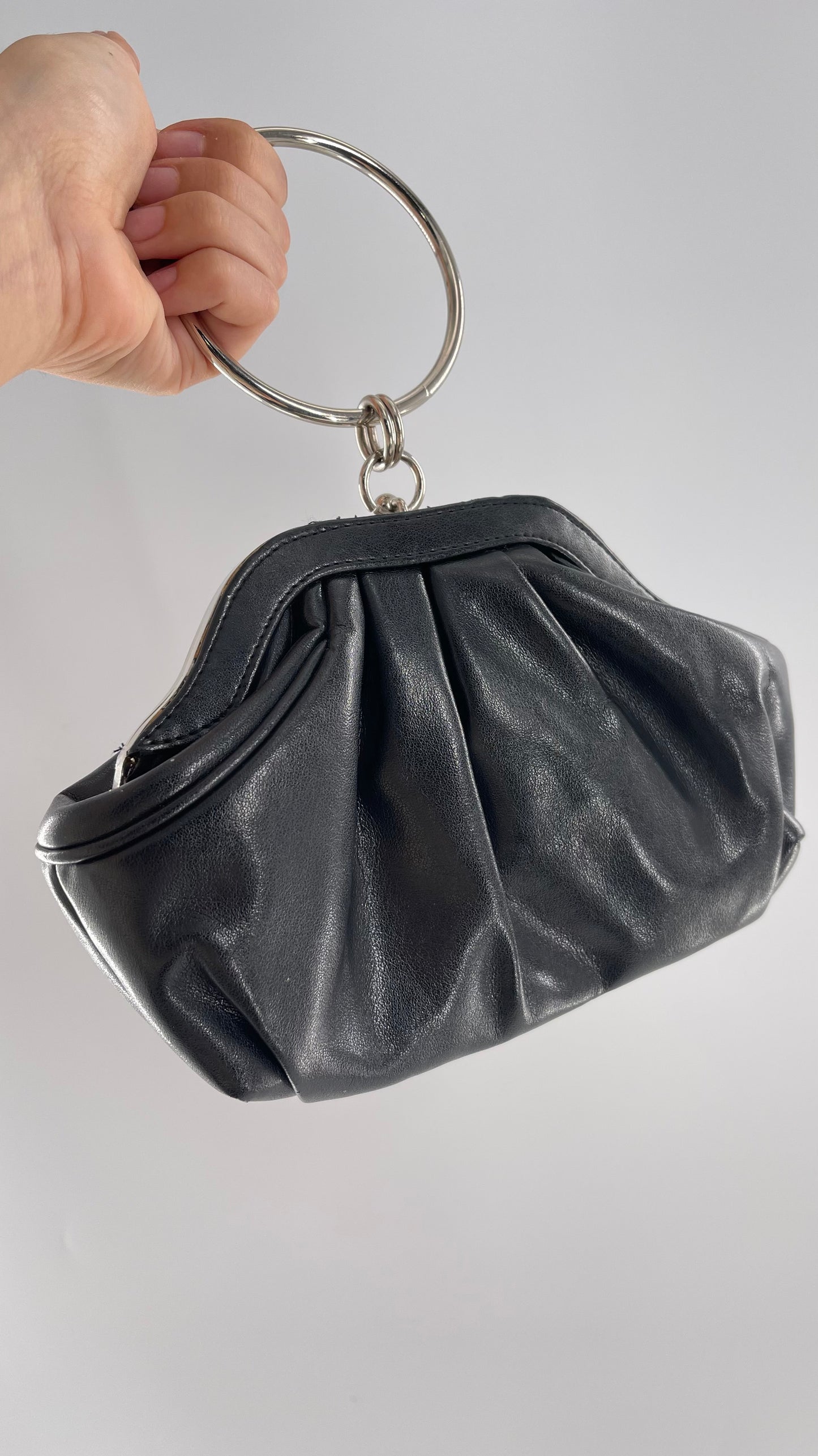 ALDO Black Leather Mini Purse