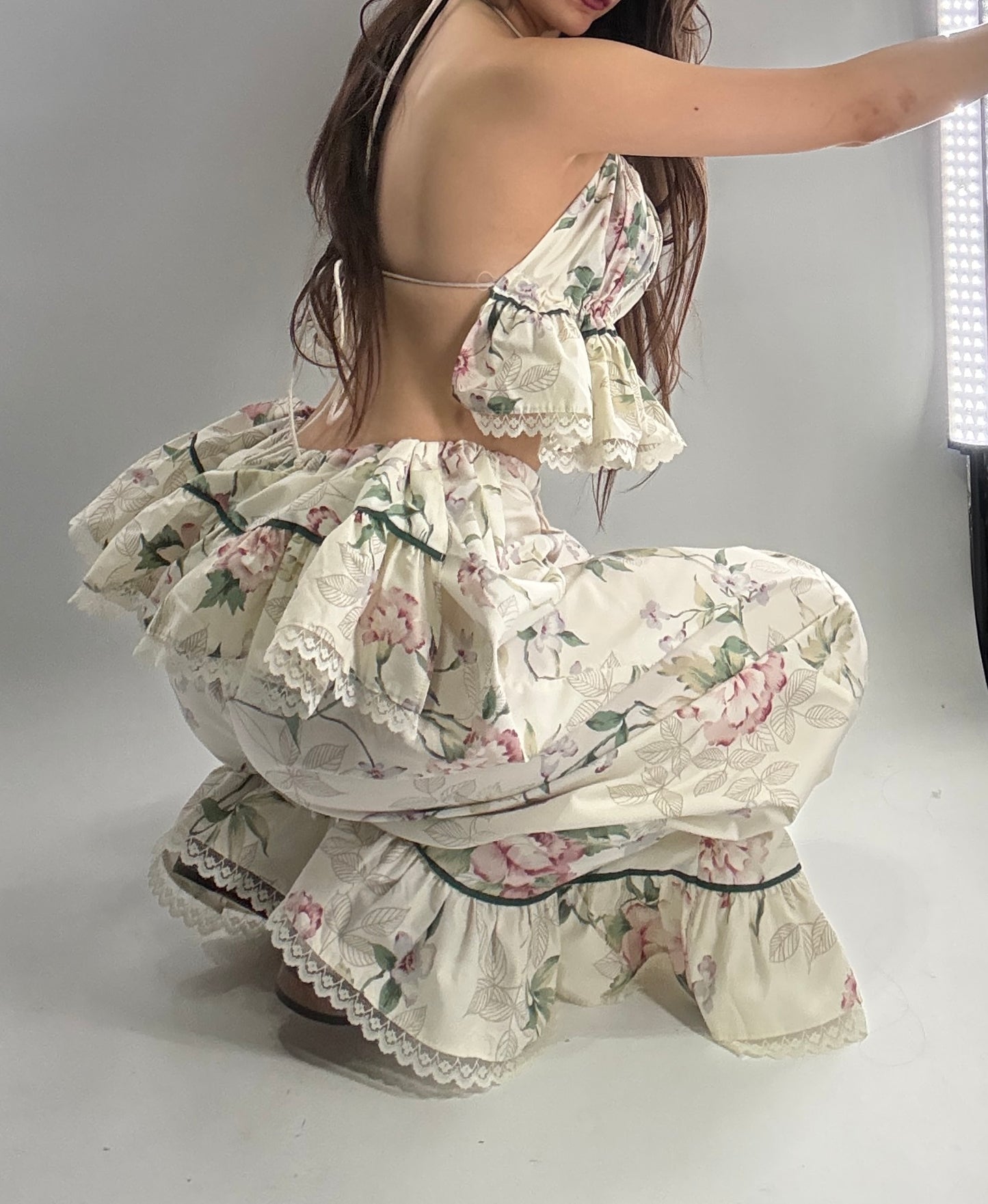 Vintage Floral Handmade Two Piece Play Set (XS-M)