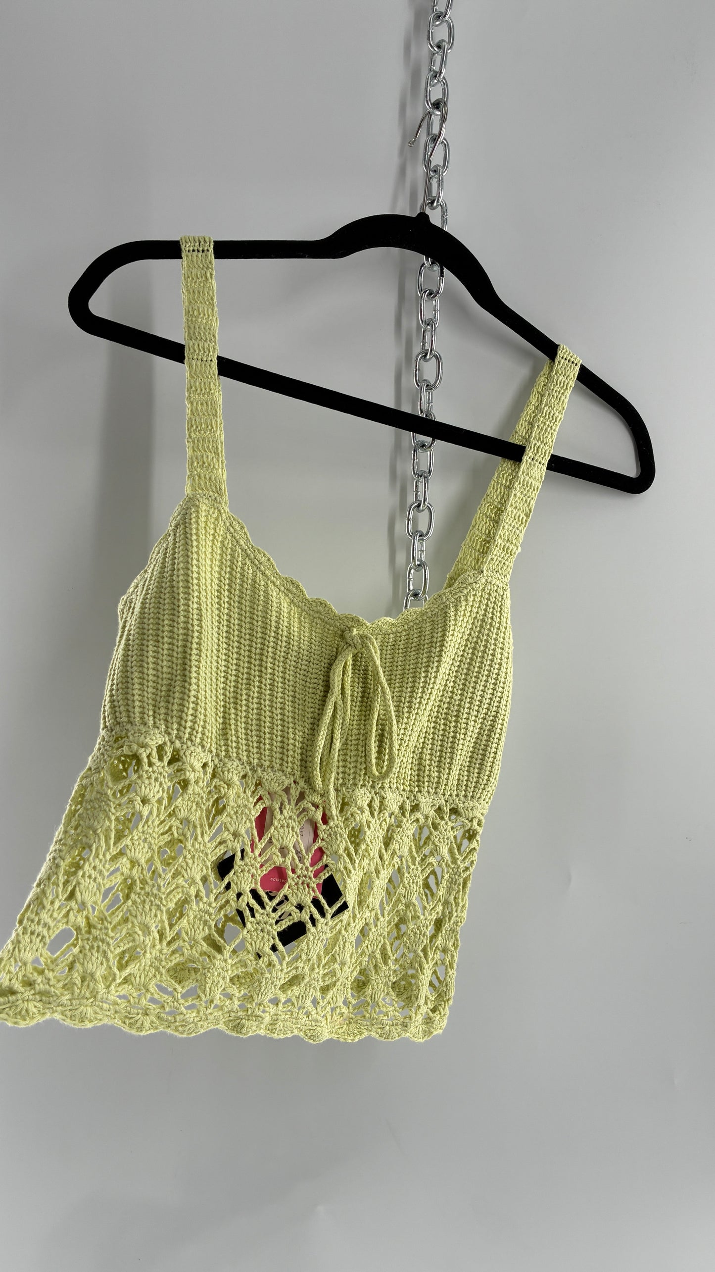 EDIKTED Green Knit Camisole with Tags Attached(XS)