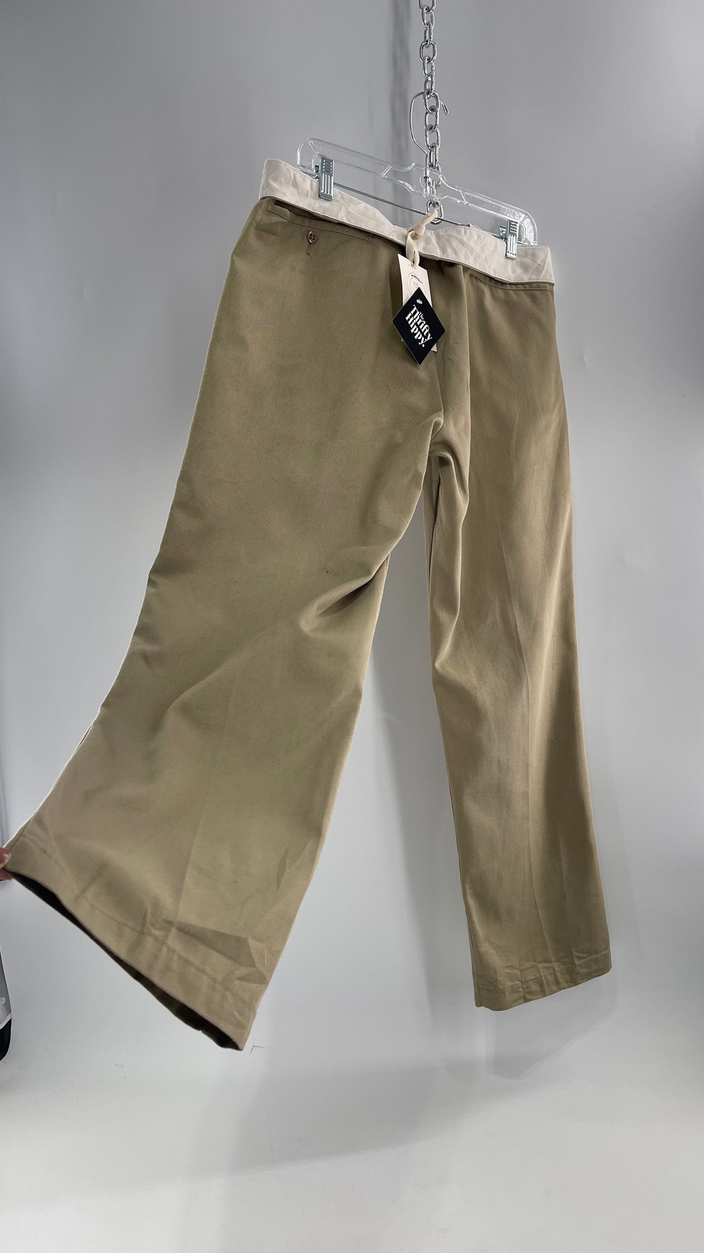 Urban Outfitters Urban Renewal Khaki Trouser (32)