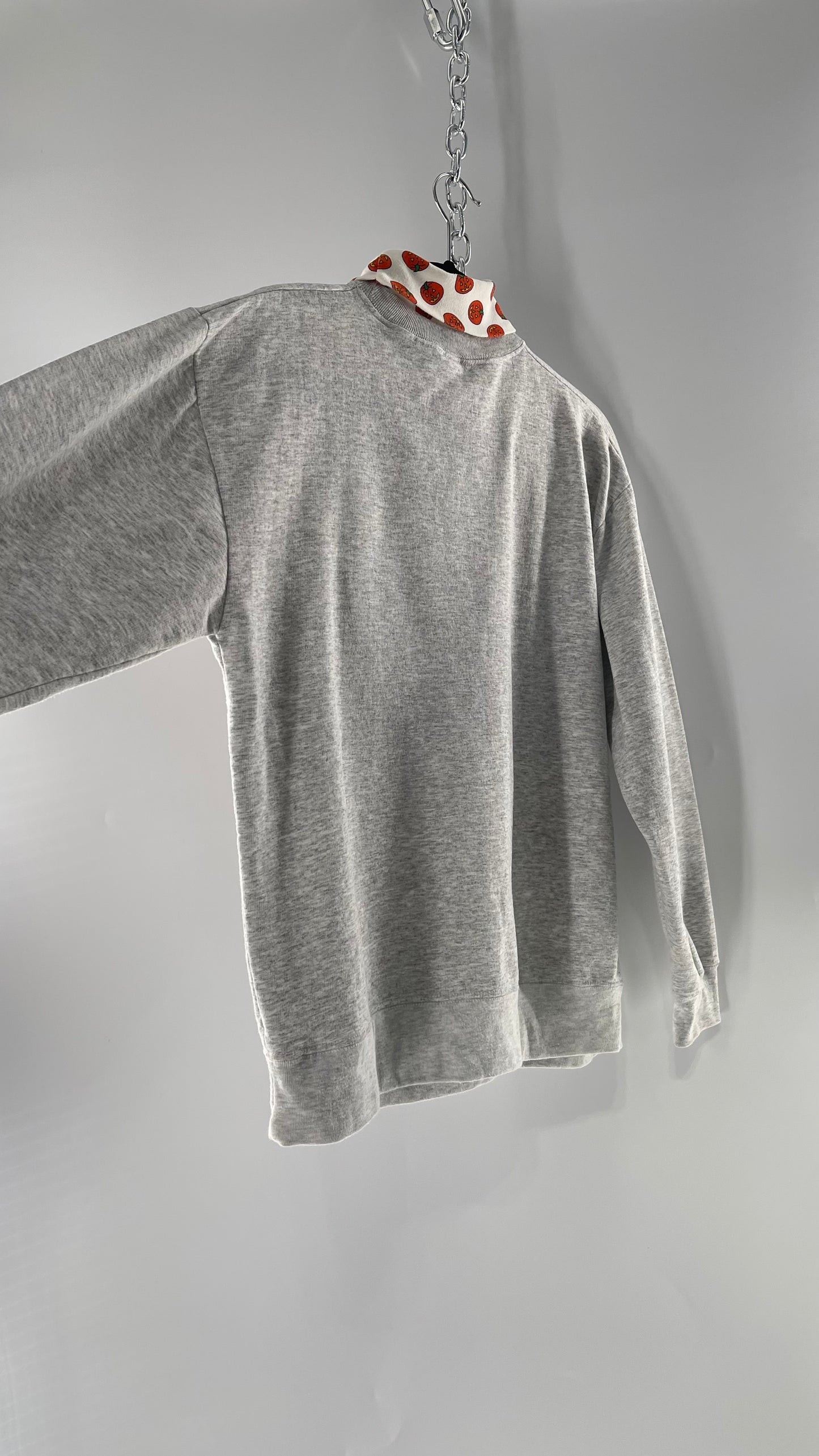 Vintage Halloween Turtle Neck Teddy Bear Sweater (Medium)