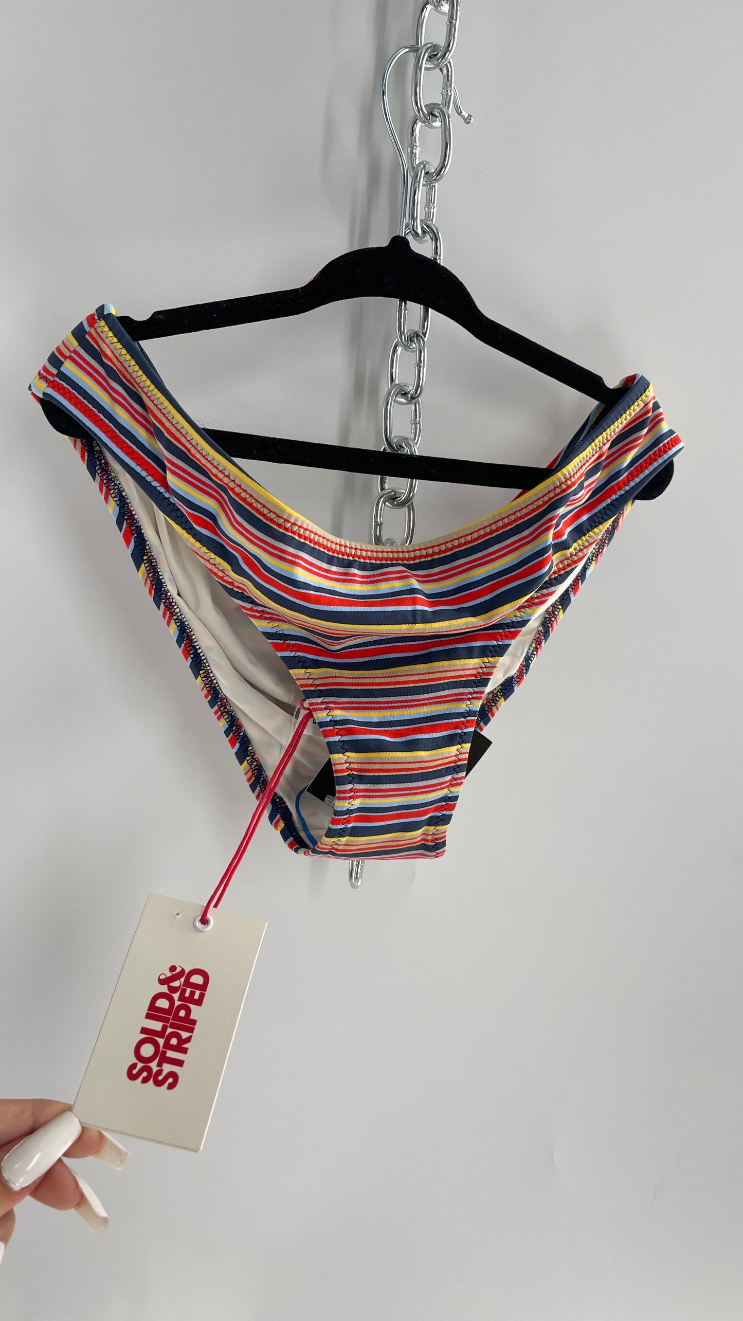 Solid & Striped Chuckee Swim Bottoms with Tags Attached (Small)