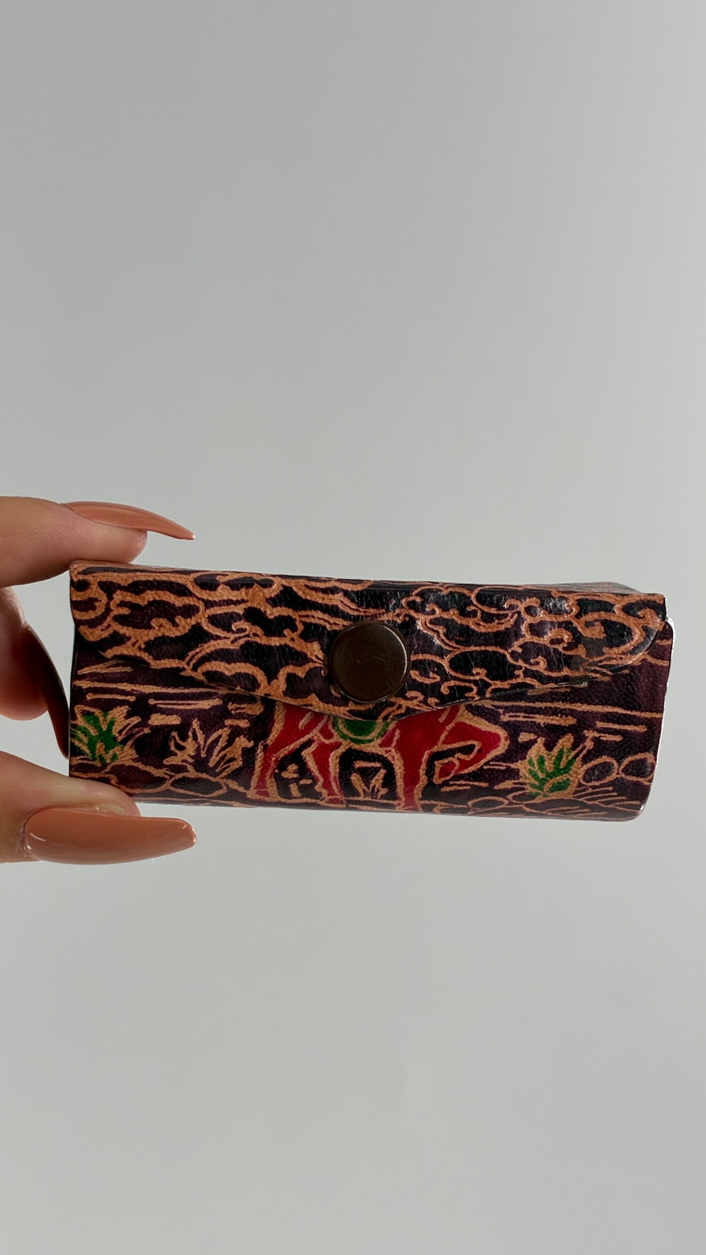 Vintage 1980s I ♥️ NEW YORK Leather Lipstick Case