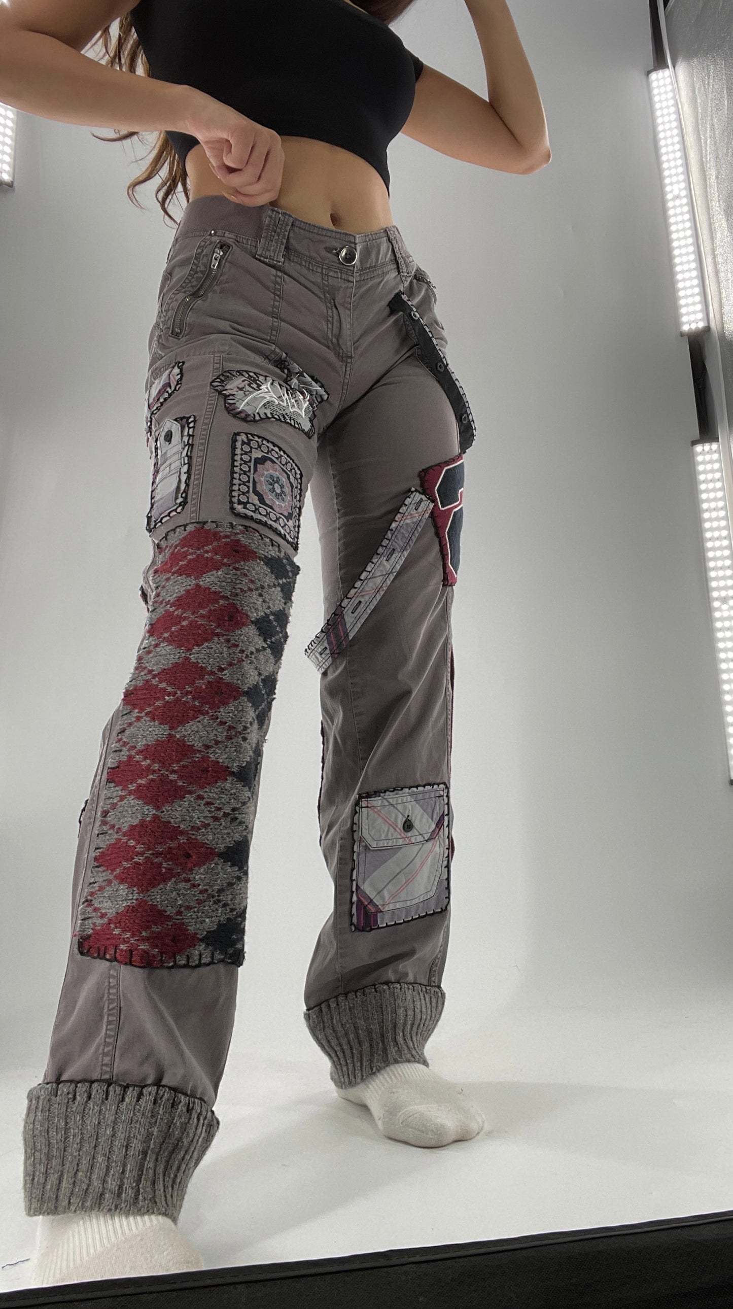 CUSTOM Handmade Patchwork Straight Legs (4)