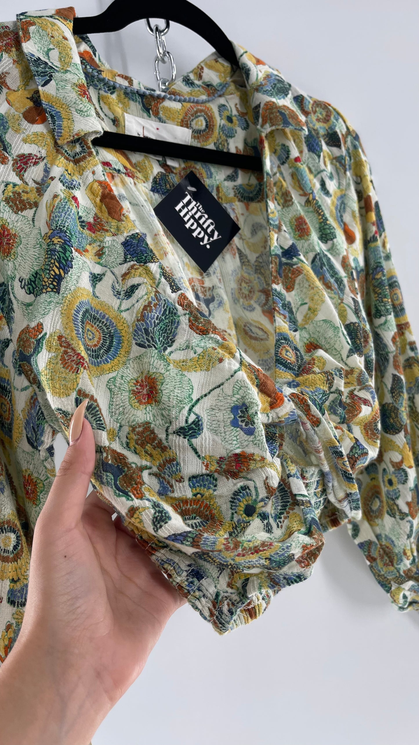 Anthropologie Collared Crop (XXS)