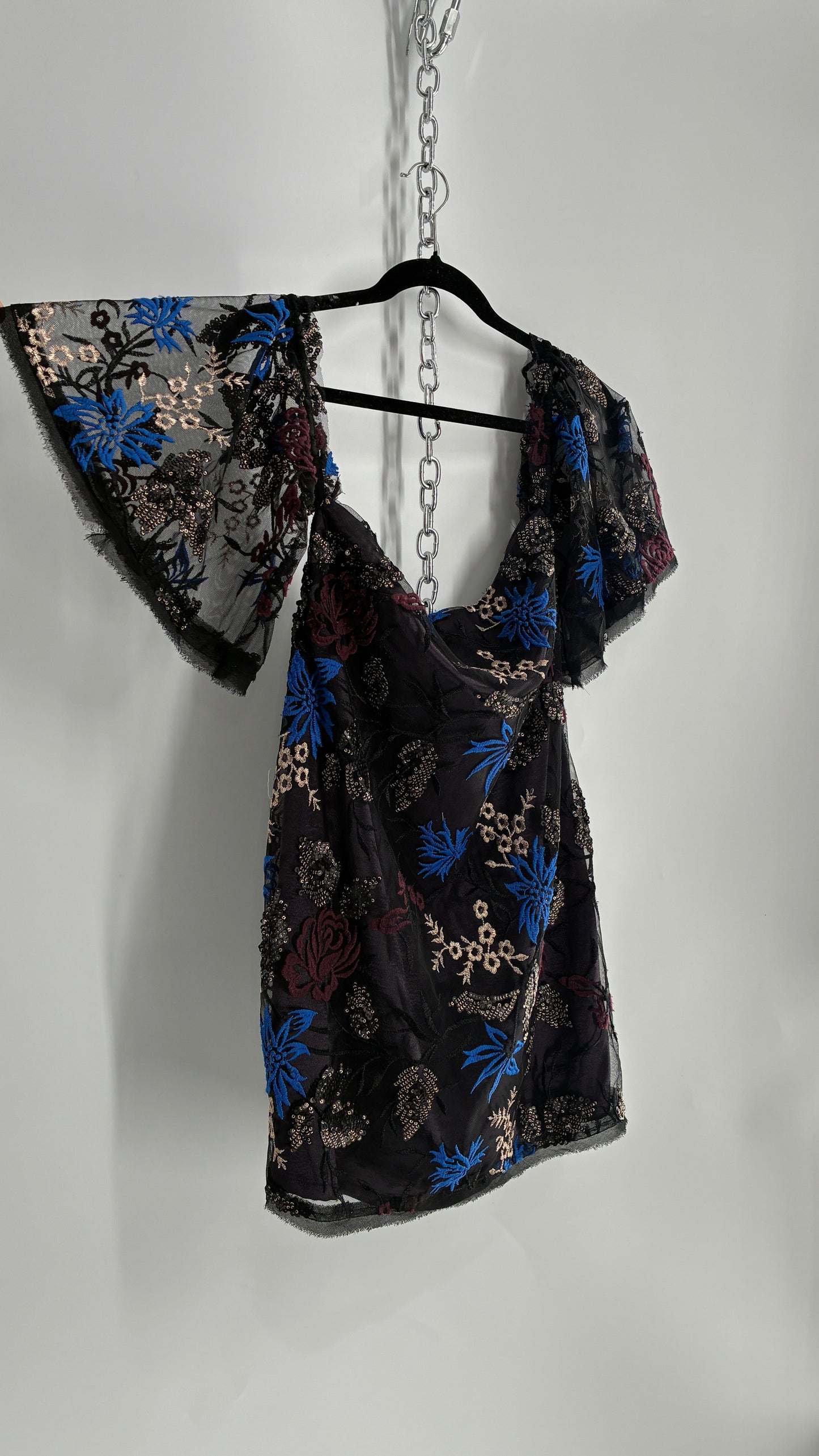 Urban Outfitters Embroidered and Embellished Dress (Small)