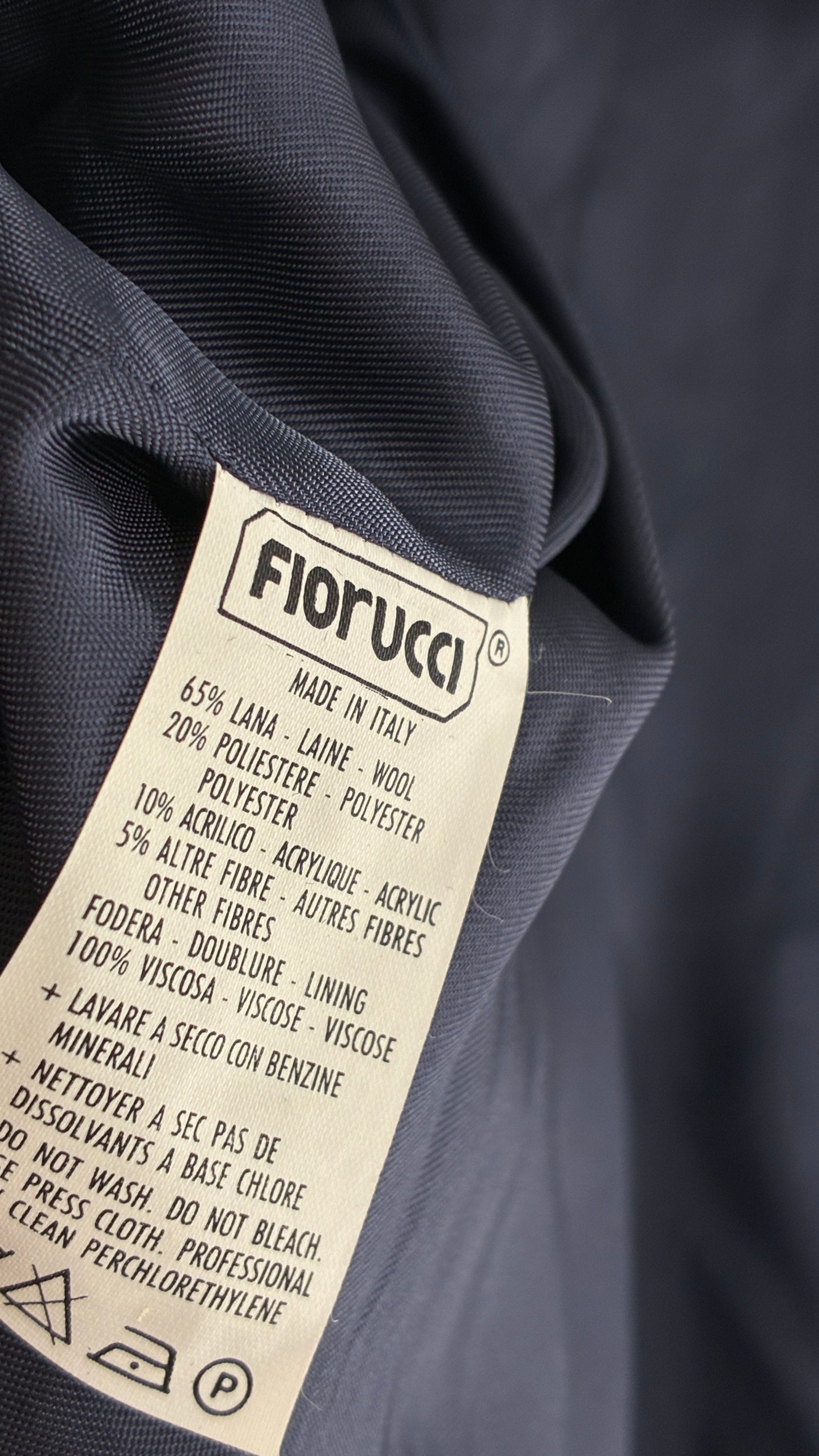 Vintage FIORUCCI GANG Navy and Neon Green Plaid Suit Set with Cropped Blazer and Mini Skirt (40,42)