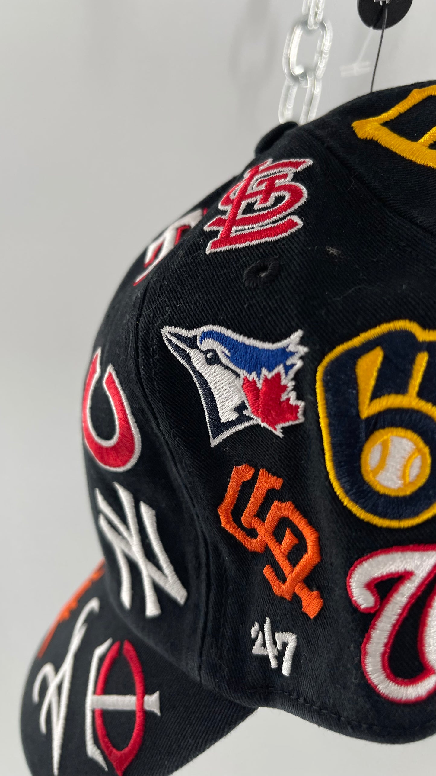 MLB Black Logo Baseball Hat