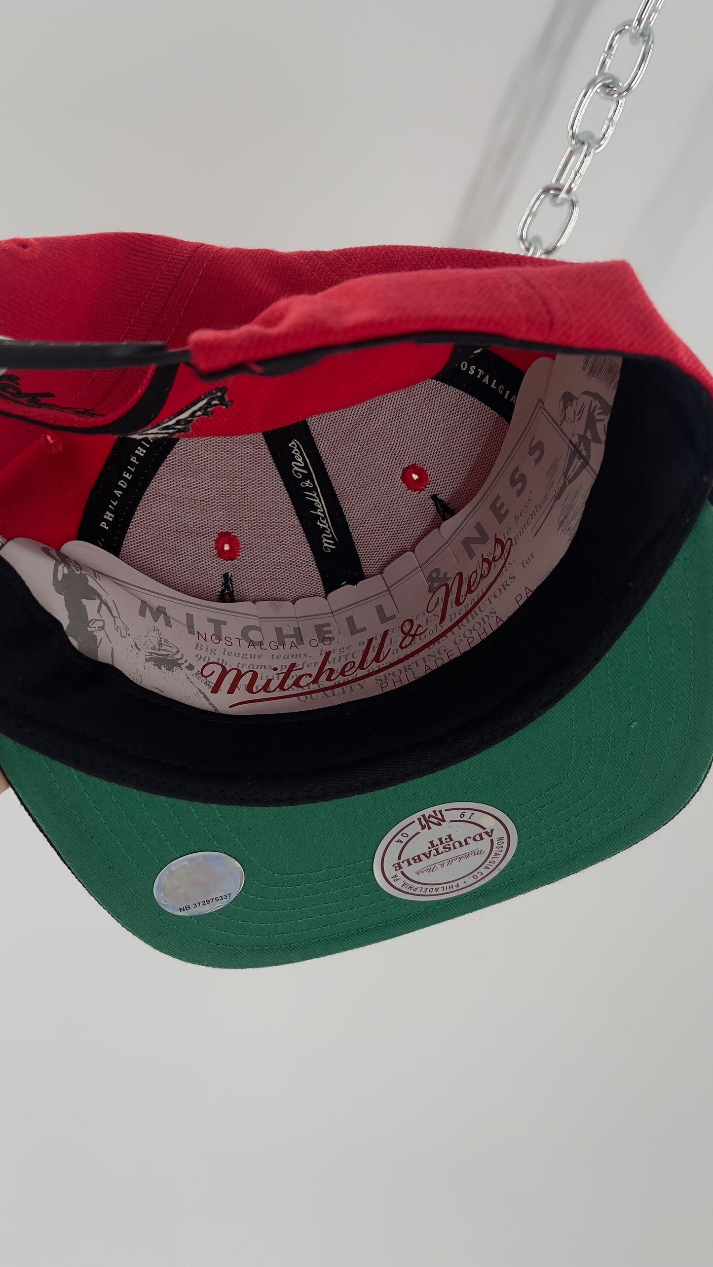 Mitchell and Ness Chicago Bulls Embroidered Snap Back