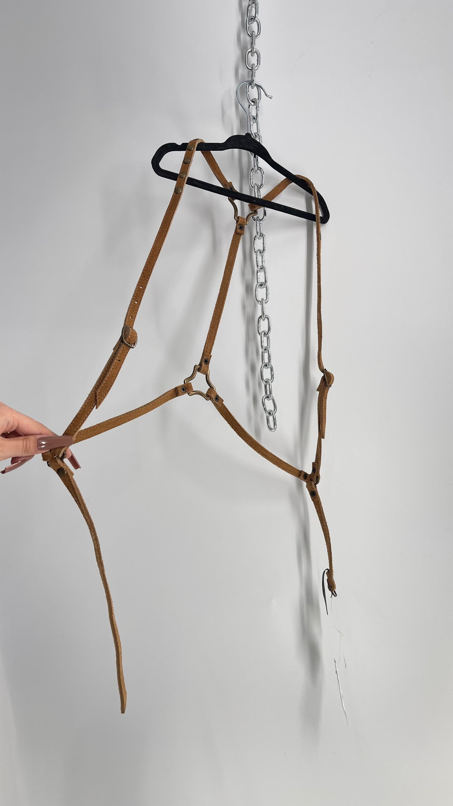 Free People Suede Leather Body Harness with Tag Attached (One Size)