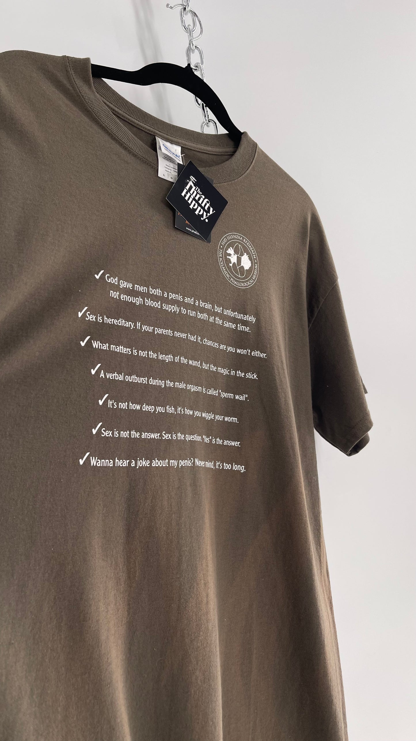 Vintage Icelandic Penis Museum T Shirt with Tags (Large)
