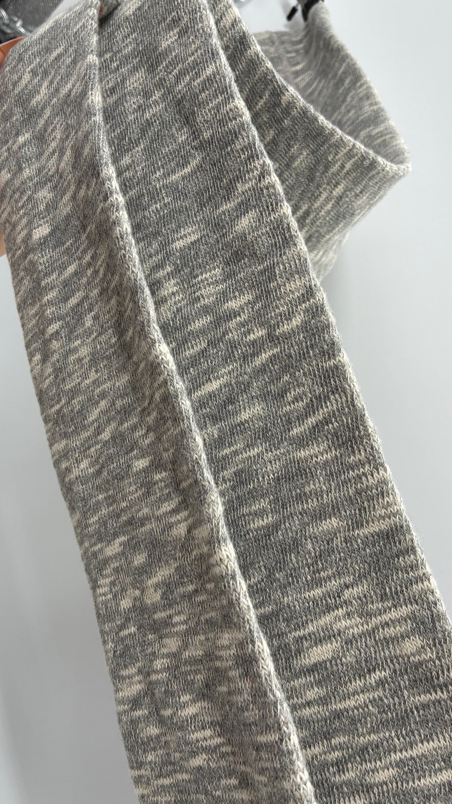 NWOT Grey Thick Knit Footless Tights