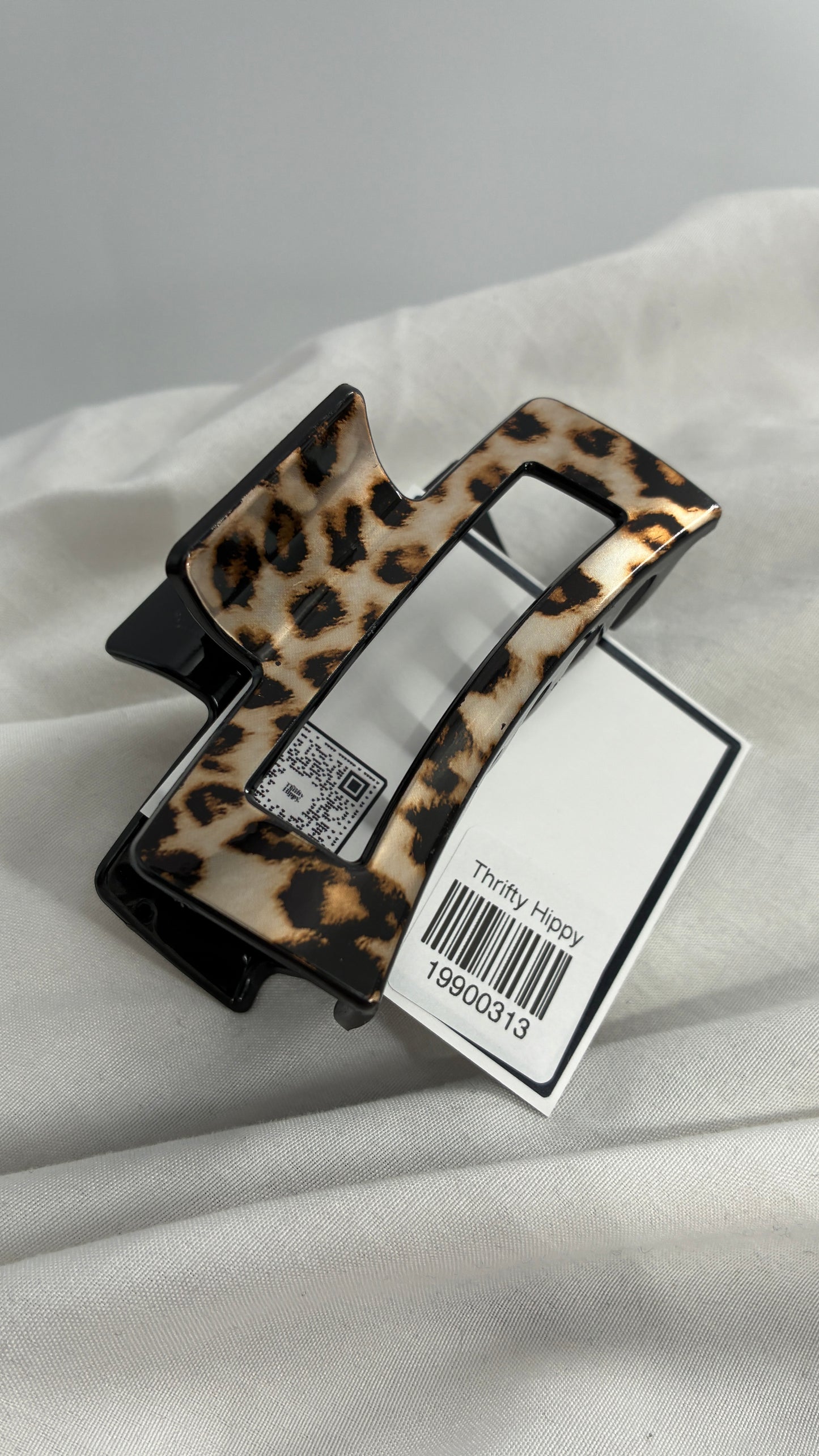 Cheetah Graphic Hair Clip