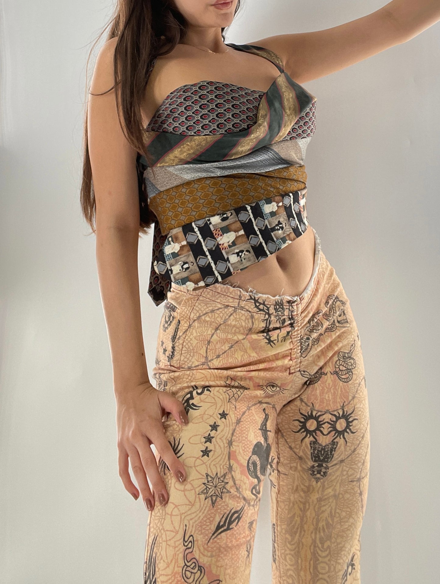 All Tied Up Custom Handmade Top (One Size)