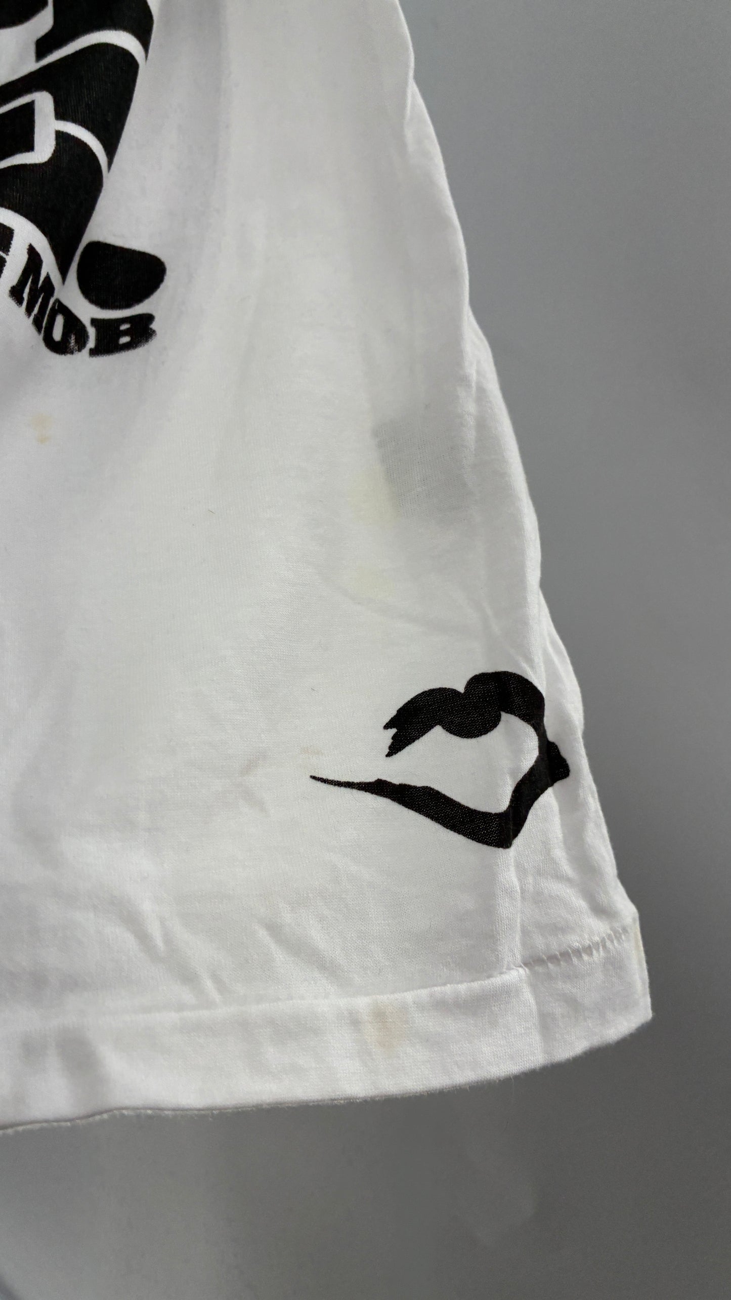 Vintage MARRIED TO THE MOB “I got 99 Problems But a Dude Ain’t One” White (Small)