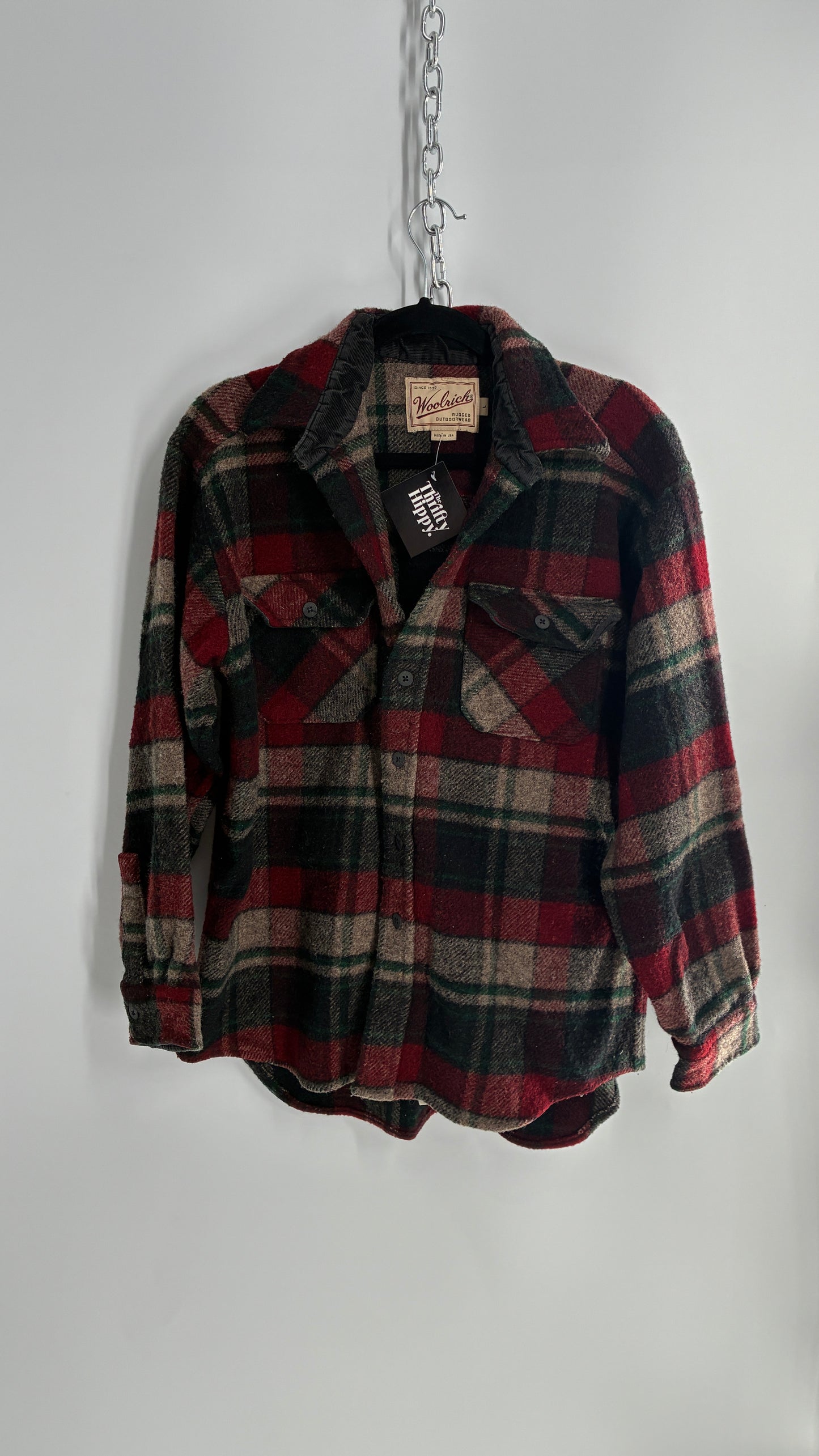 WOOLRICH Vintage WOOLRICH (85% wool) Thick Flannel Jacket (Large)